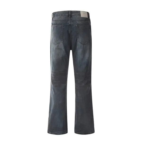 VIBE Men's punk distressed bootcut jeans Size US 32 / EU 48 - 2 Thumbnail