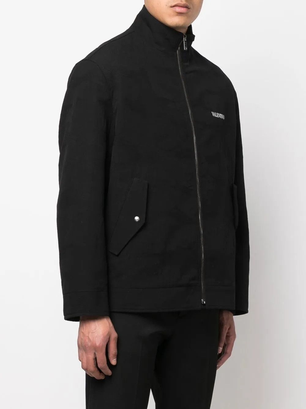 Valentino o1y0525 Logo Jacket in Black Size US M / EU 48-50 / 2 - 3 Thumbnail