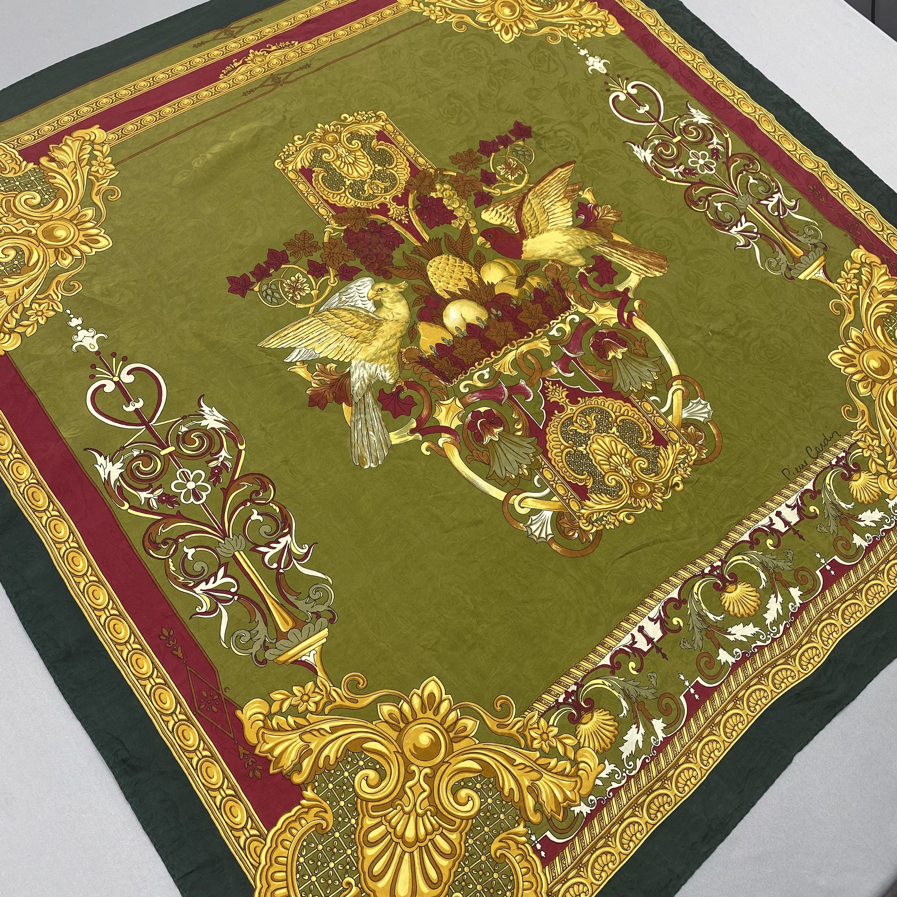 Pierre Cardin Vintage Pierre Cardin SILK Scarf Twill Stole Wraps Scarves Size ONE SIZE - 4 Thumbnail