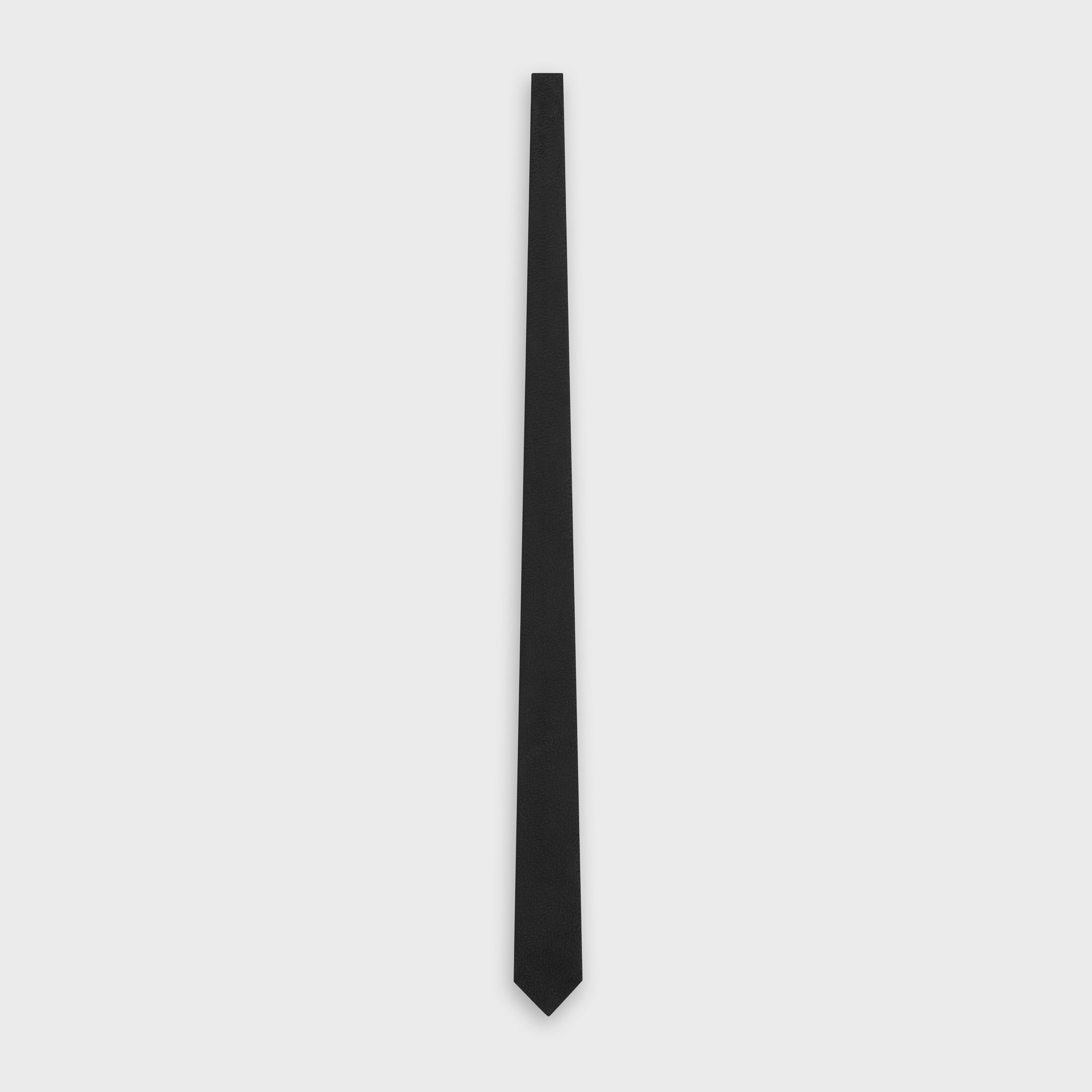 Celine o1bcso1str0925 2AV00949I Size: OS / Silk Tie in Black Size ONE SIZE - 1 Thumbnail