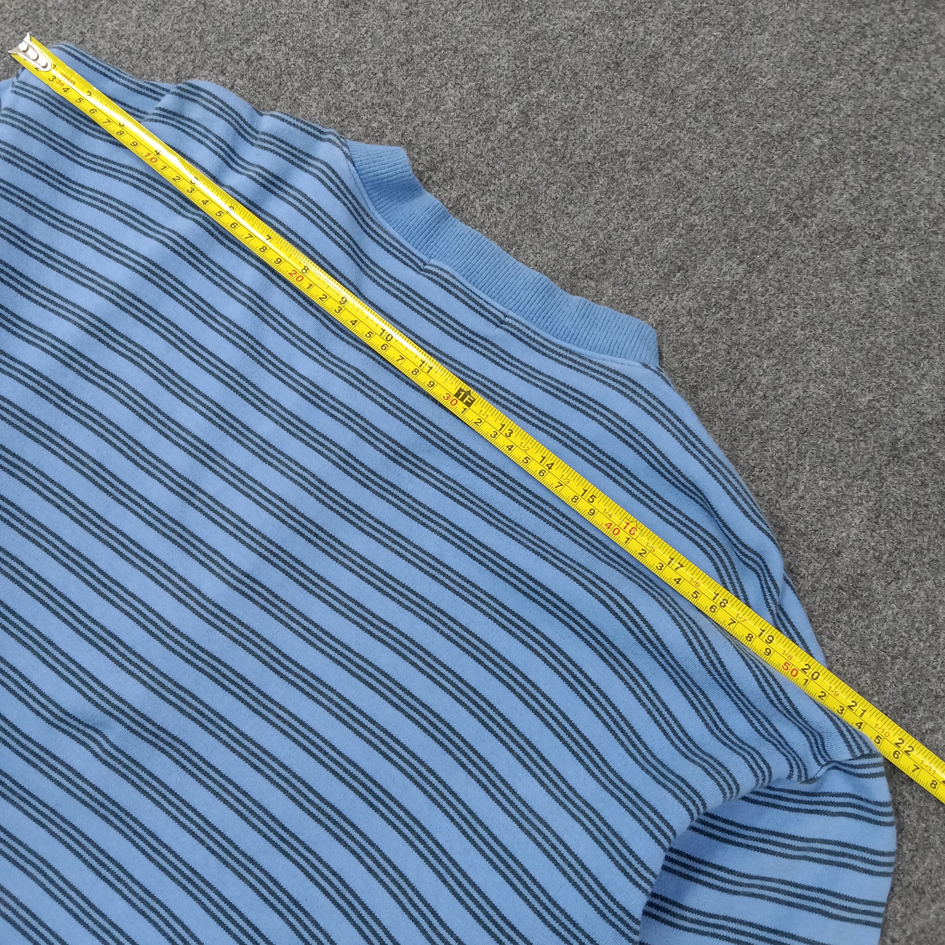 Christian Dior Monsieur × Vintage Christian Dior Stripes Button Designer Stripes Sweatshirt Size US M / EU 48-50 / 2 - 5 Thumbnail