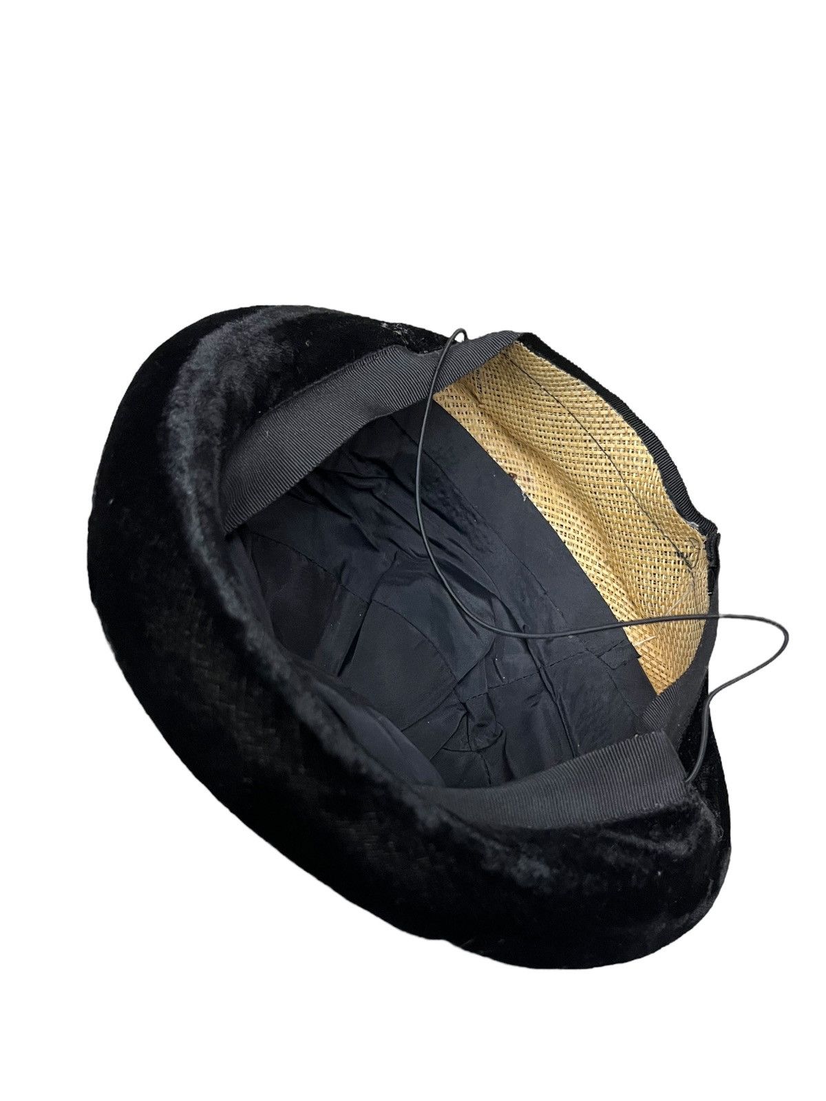 Japanese Brand Vintage MAXIM Punk Green Hairy Hat Vivienne Westwood Style💥 Size ONE SIZE - 9 Thumbnail