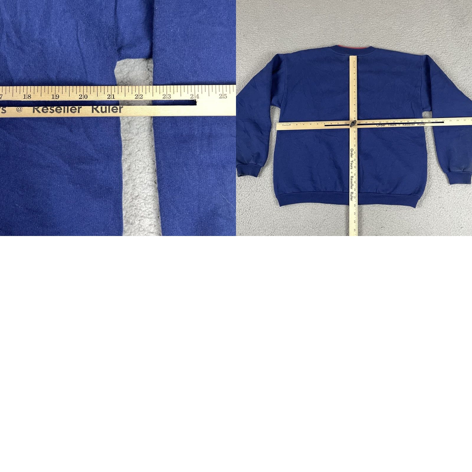 Vintage VINTAGE Winona Christmas Sweatshirt Mens M Blue Crew Neck Long Sleeve Snowman Embroidered Cotton Polyester Fleece USA Made USA Made Size US M / EU 48-50 / 2 - 9 Thumbnail