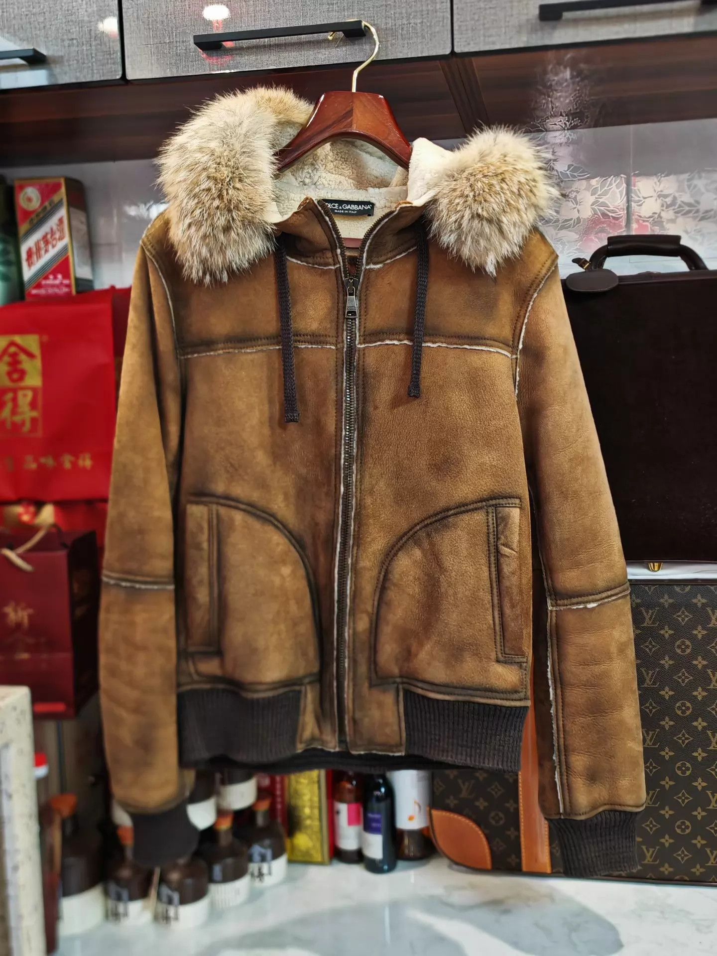 Dolce & Gabbana DOLCE & GABBANA Brown Springbok Fur Coat | Grailed
