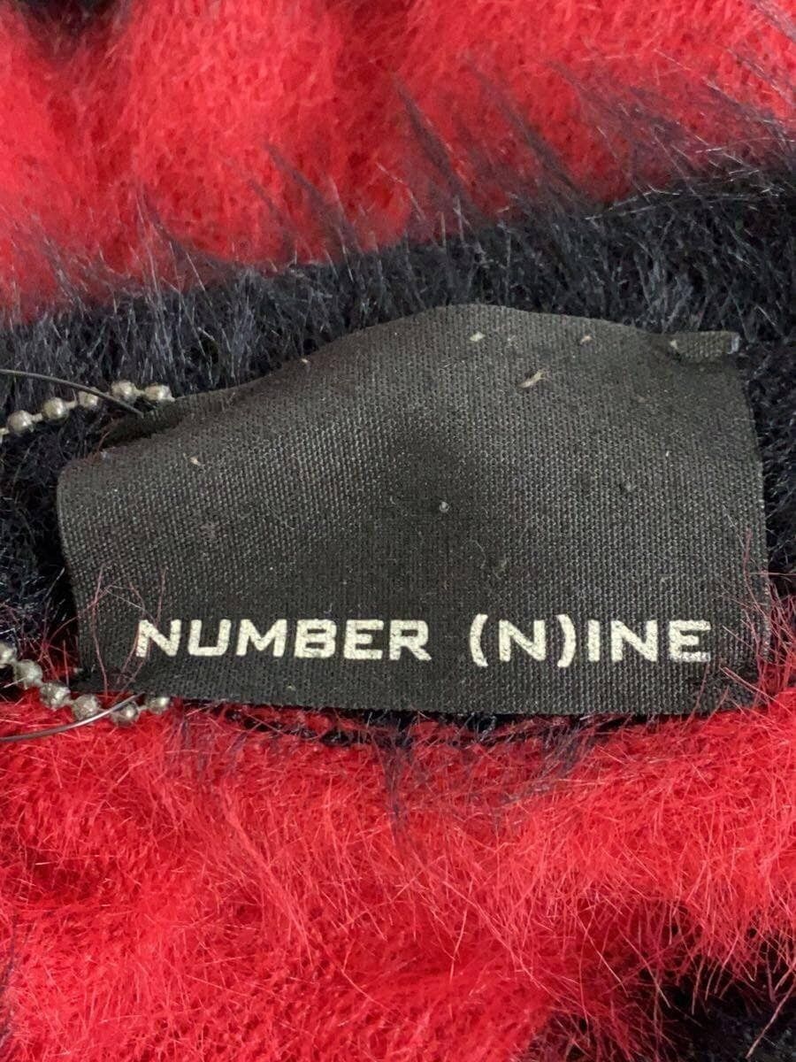 Number (N)ine Striped Fluffy Knit Sweater Size US L / EU 52-54 / 3 - 4 Thumbnail