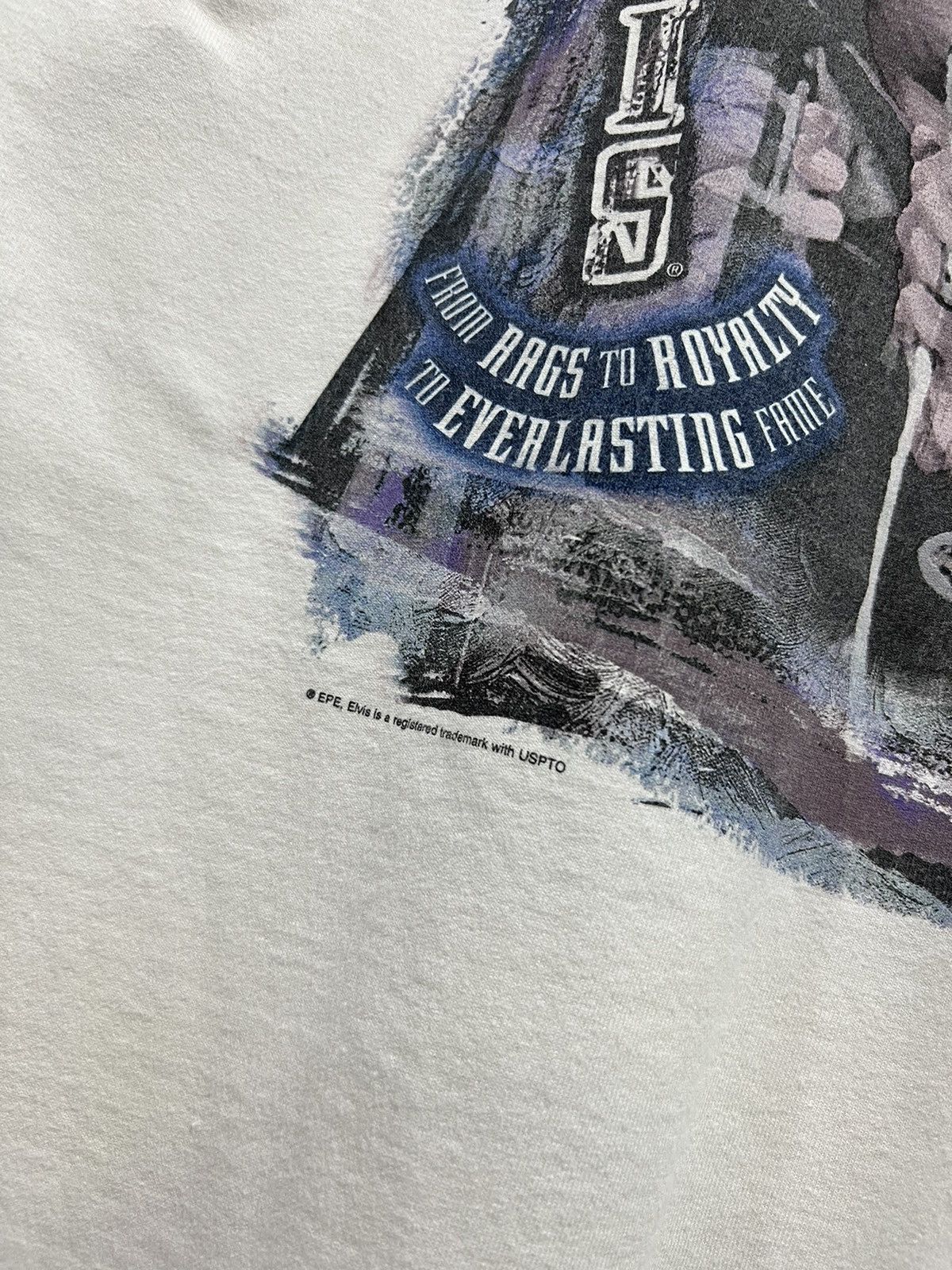 Vintage Vintage 90’s Hard Rock Cafe x Elvis Presley Tshirt Size US L / EU 52-54 / 3 - 3 Thumbnail