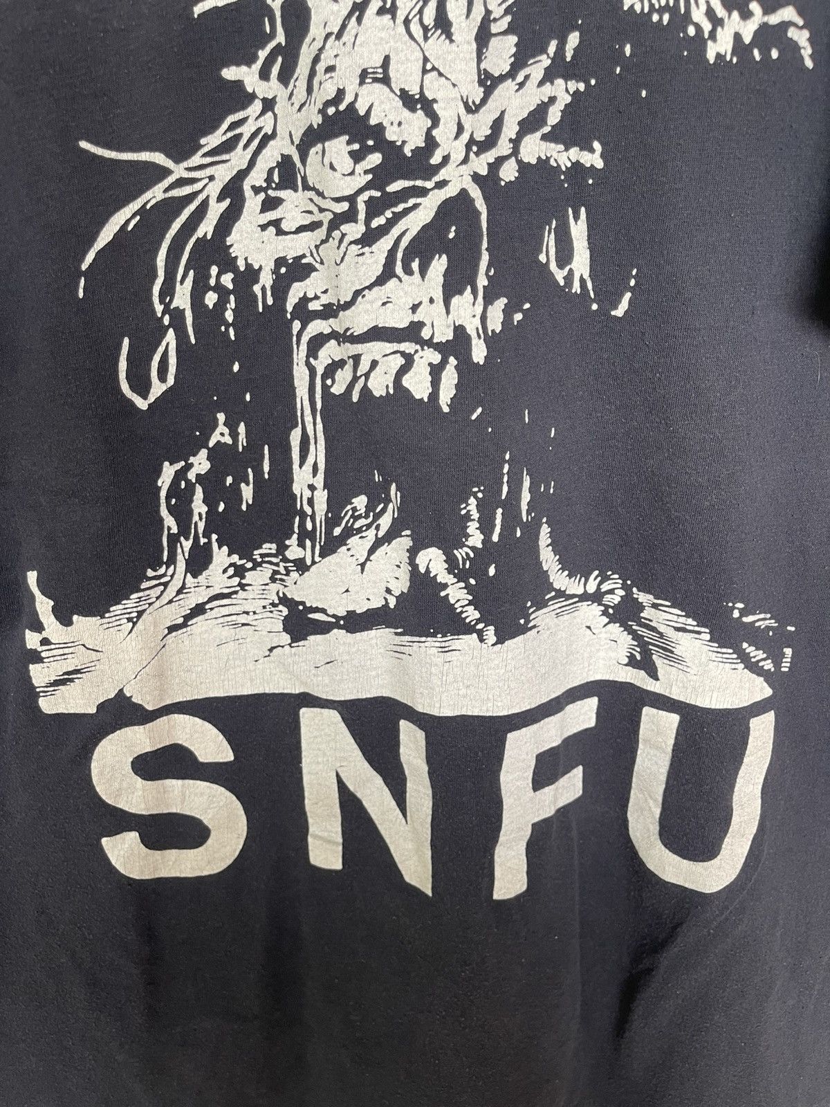 Band Tees Vintage Punk SNFU "Open Your Mouth and Say" Faded Tee Size US M / EU 48-50 / 2 - 4 Thumbnail