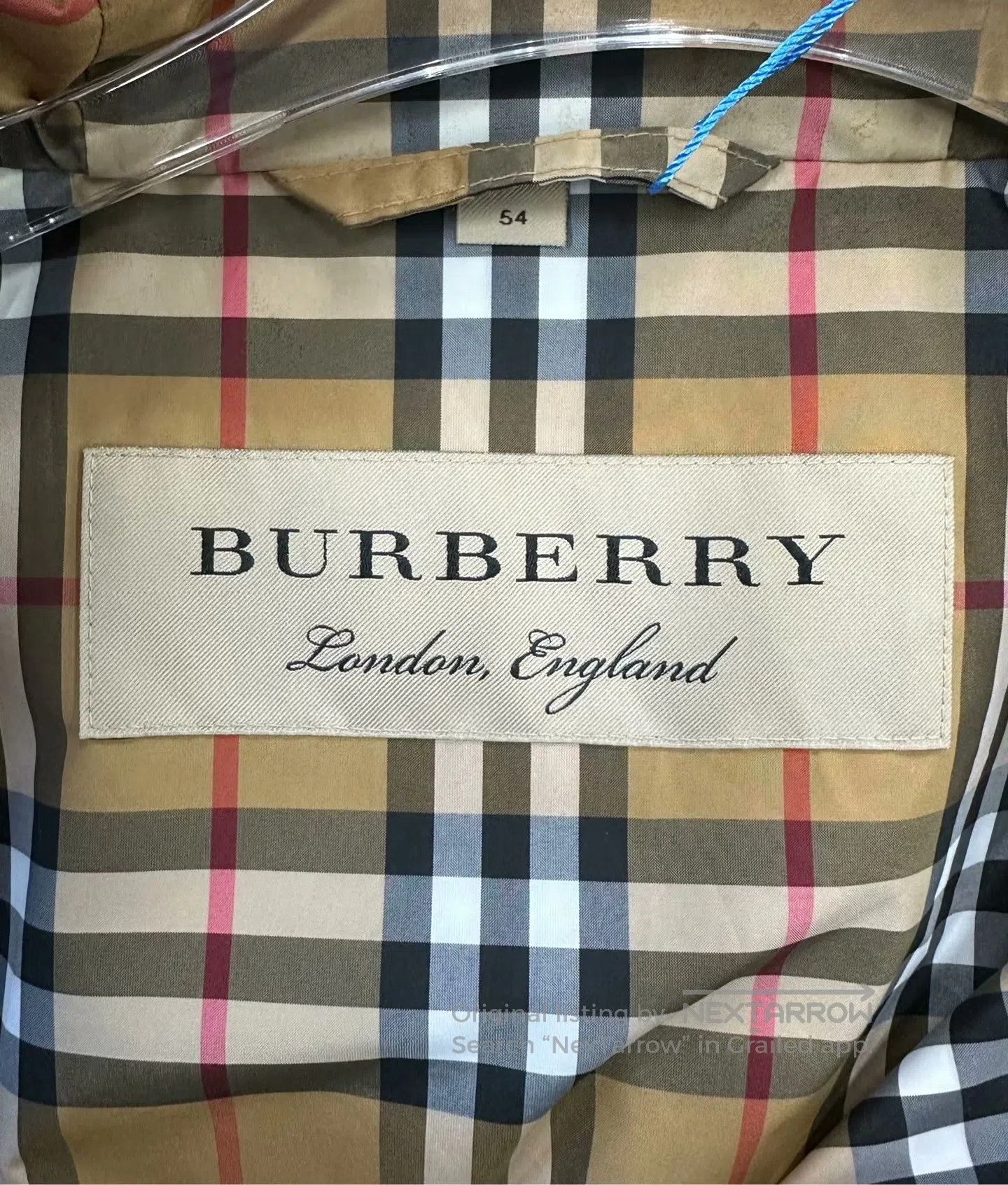 Burberry Burberry Khaki Classic Plaid Zip-up Hooded Windbreaker Jac Size US L / EU 52-54 / 3 - 3 Thumbnail