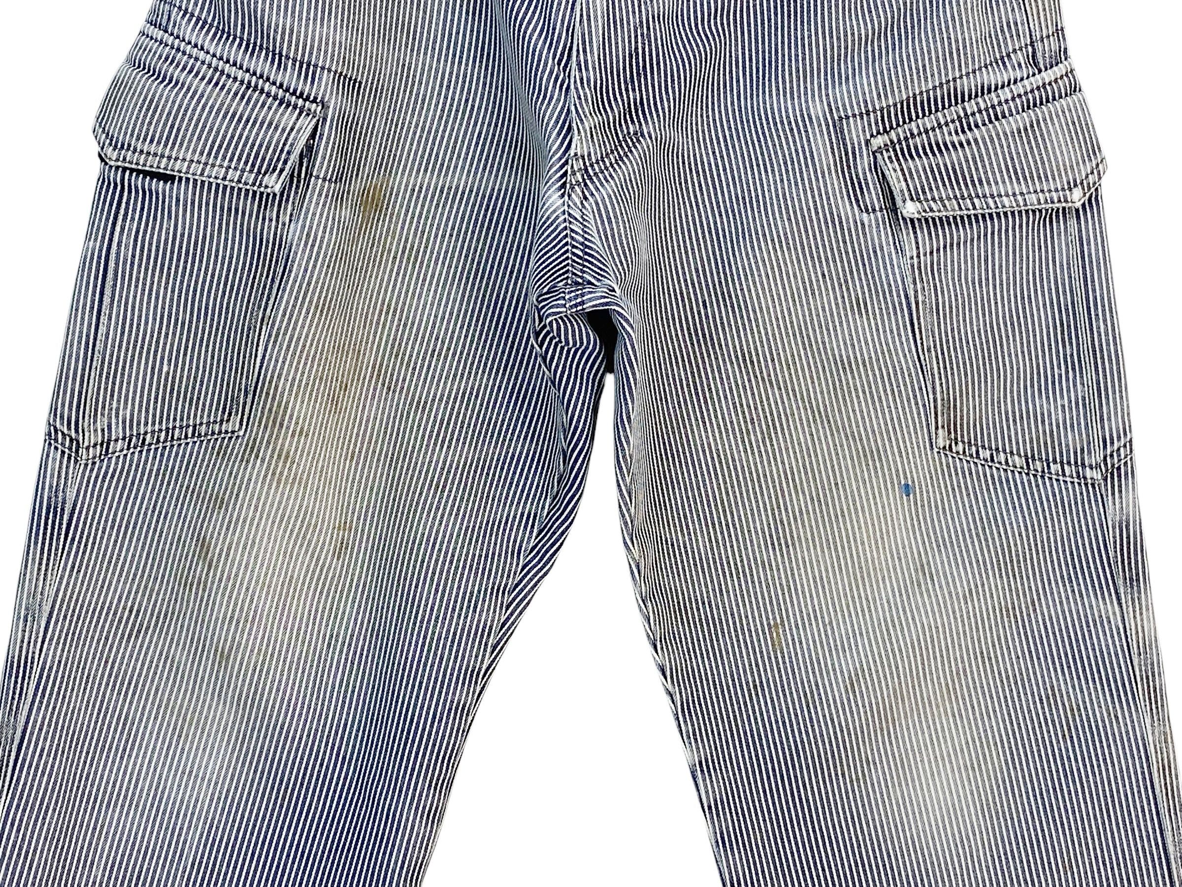 Japanese Brand Evenriver Cargo Pants Stripes Hickory Skateboard Size US 29 - 8 Thumbnail