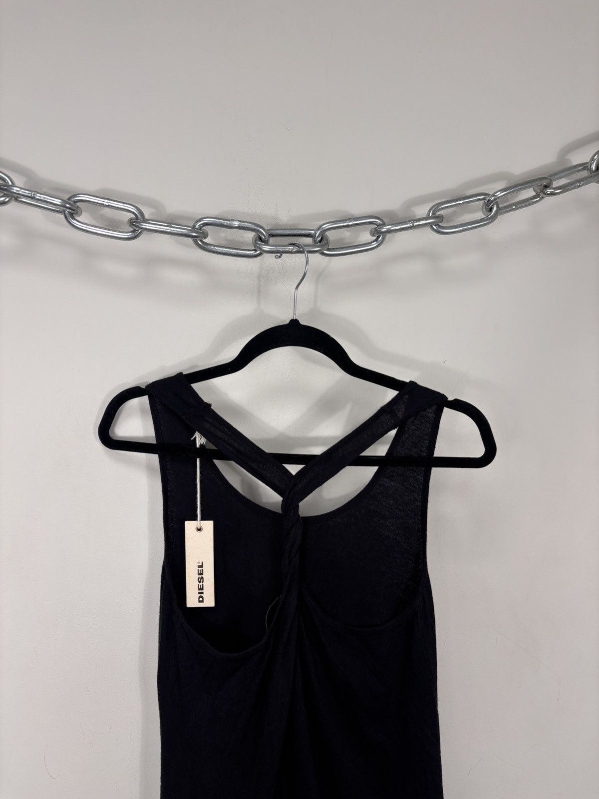 Diesel Diesel D-Amina NWT Women’s Black Sleeveless Open Mini Dress Size S / US 4 / IT 40 - 13 Thumbnail