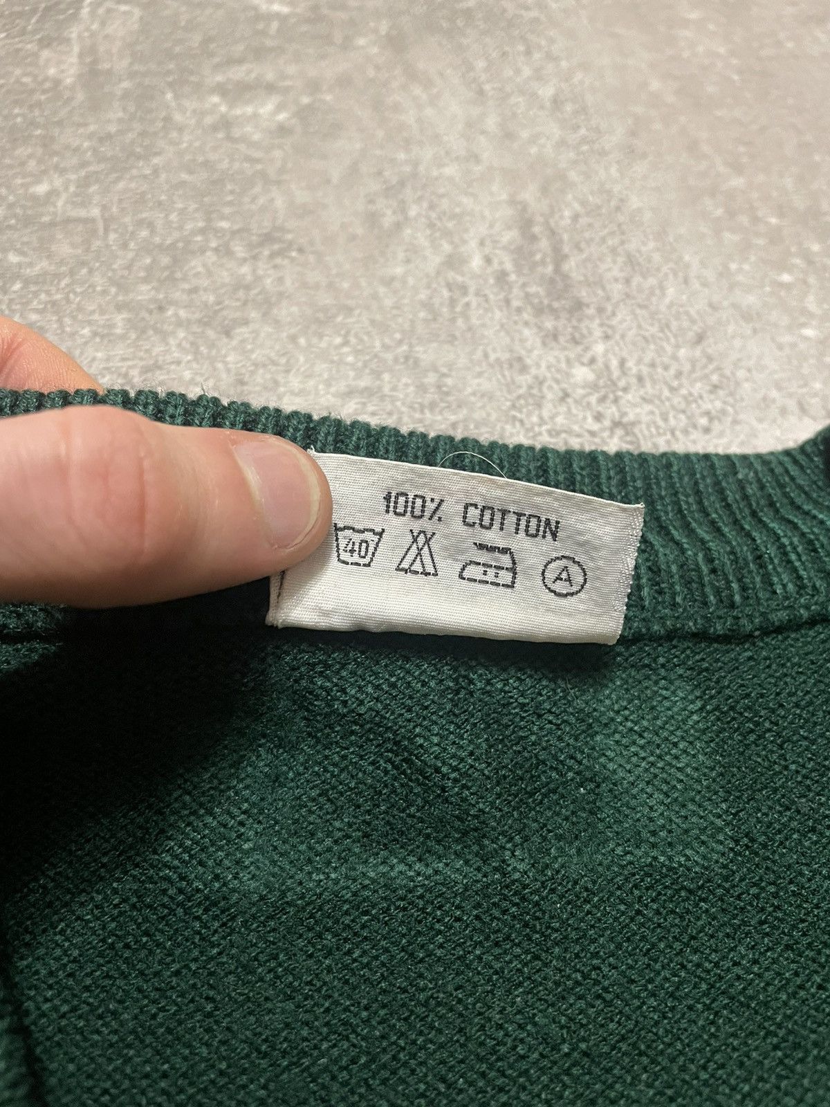 Lacoste Vintage Lacoste Cable Knit Striped Sweater Jumper Size US XXL / EU 58 / 5 - 11 Thumbnail