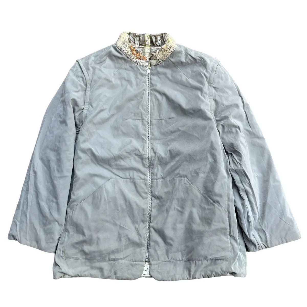 Hermes Vintage Hermes reve d'australie silk reversible jacket Size US L / EU 52-54 / 3 - 11 Thumbnail