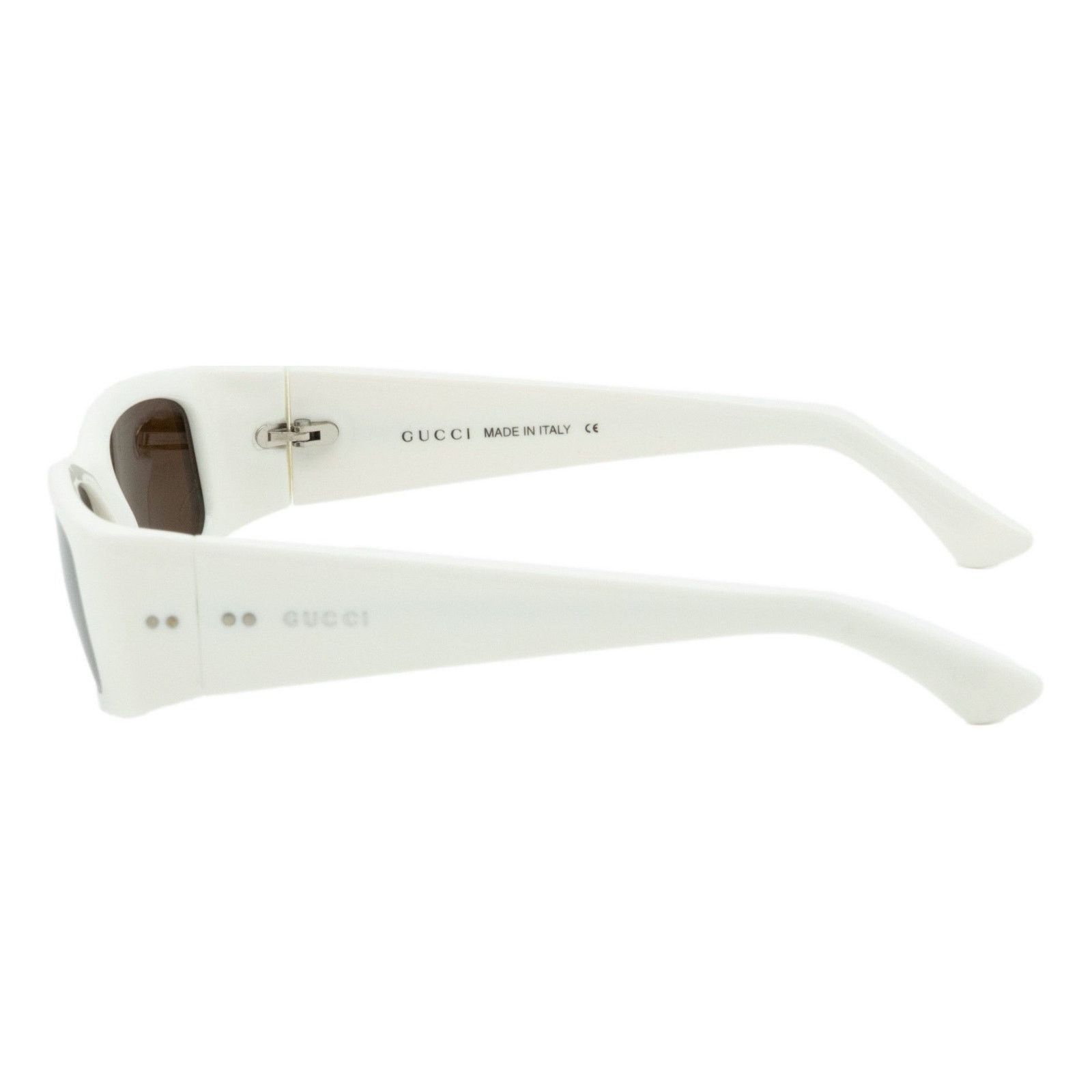 Gucci Vintage Gucci GG 1154 Tom Ford White Rectangular Sunglasses Size ONE SIZE - 3 Thumbnail