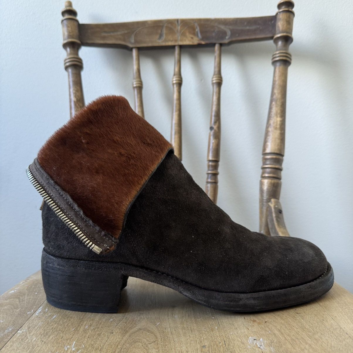s*u様 guidi suede Back zip boots Men's Back Zip Boot – La Garçonne