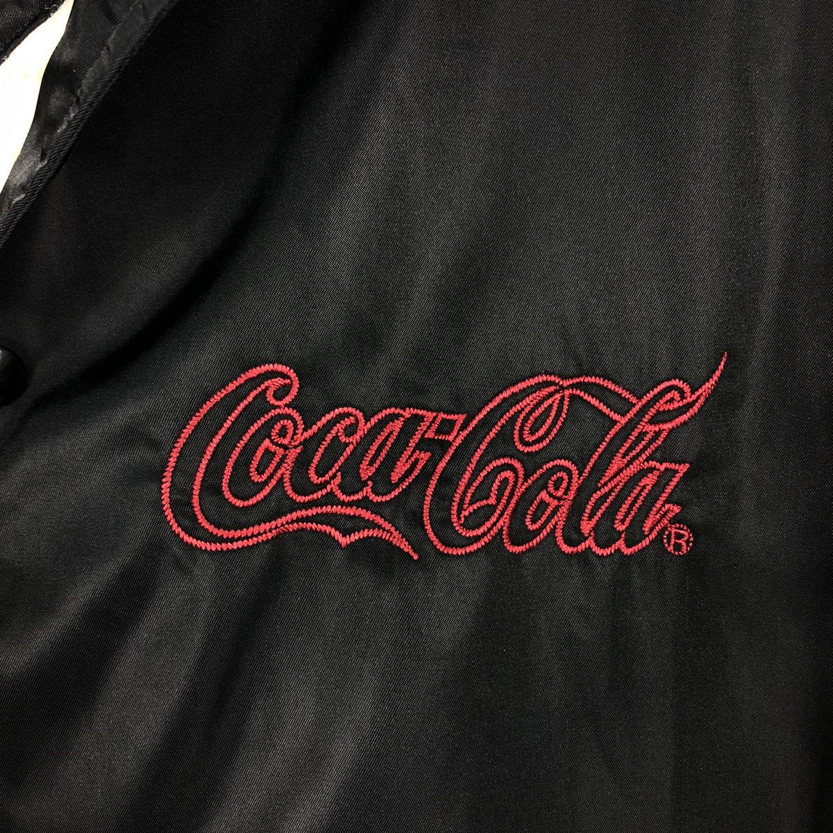 Japanese Brand 🔥90’s Vintage Coca Cola Coach Long Jacket Mink Fur Lining Size US L / EU 52-54 / 3 - 15 Thumbnail