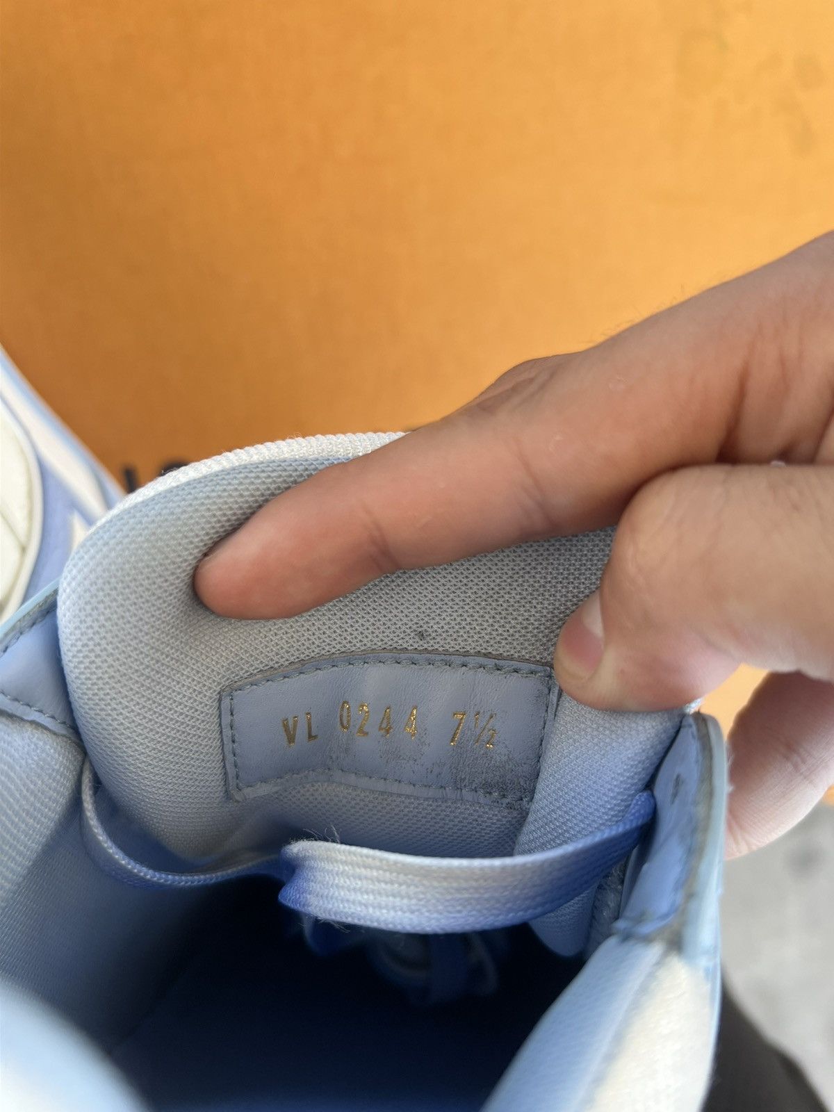 Louis Vuitton Louis Vuitton LV Trainer Blue White Size US 8.5 / EU 41-42 - 16 Thumbnail