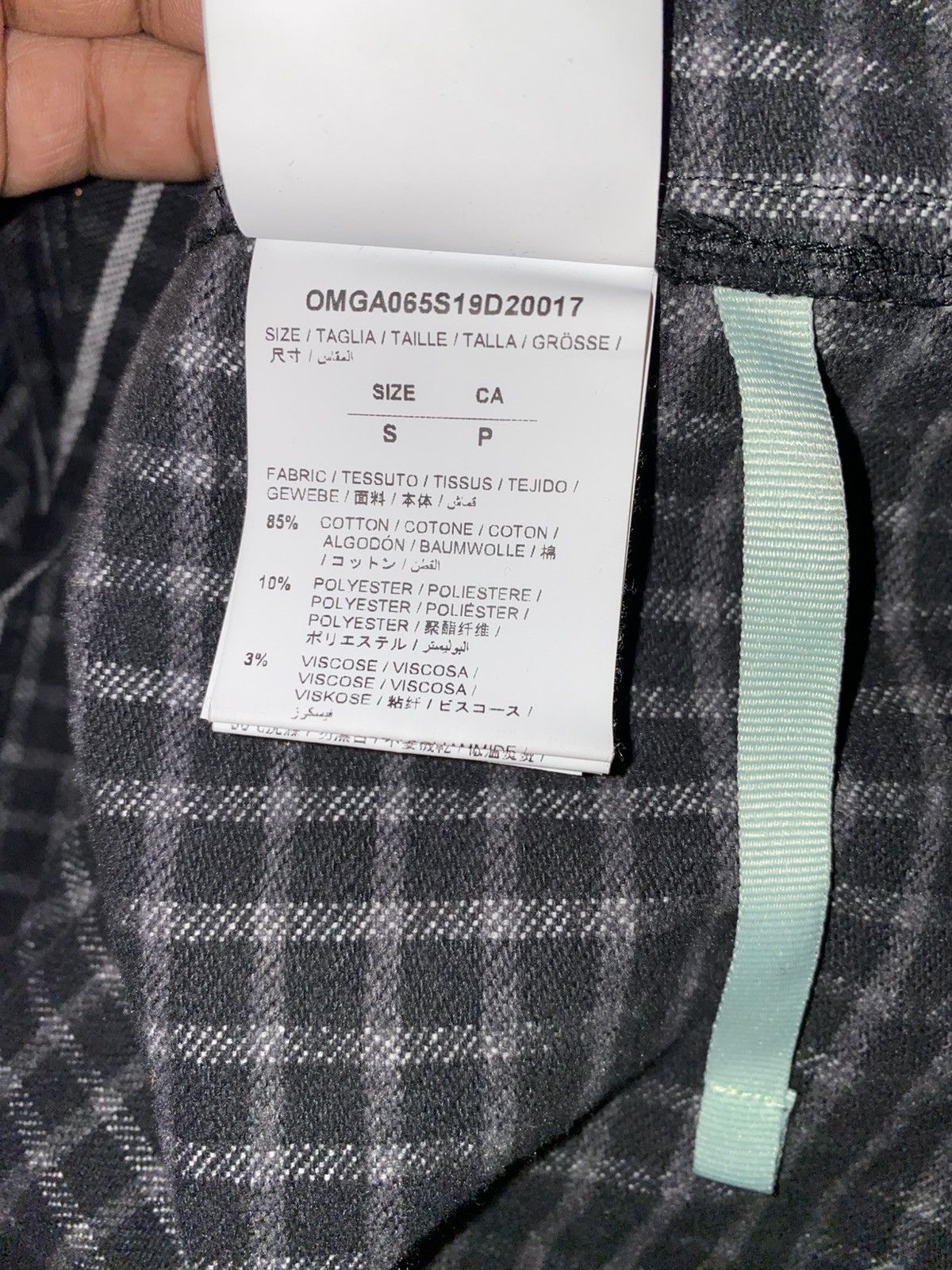 Off-White Off-White 2019 Zip-Up Flannel Hoodie Size US S / EU 44-46 / 1 - 8 Thumbnail