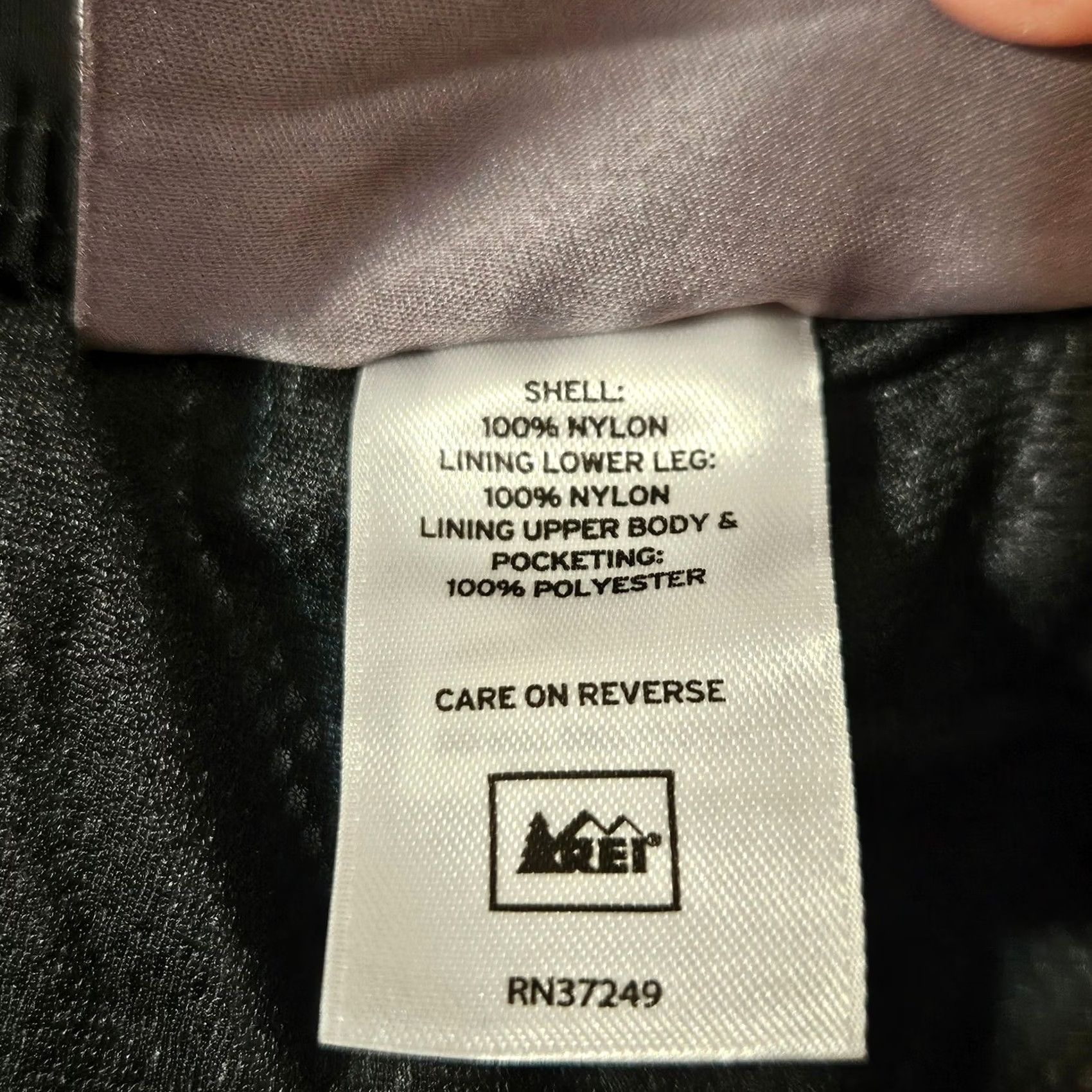 Vintage REI Pants Black XL 32 Mens Rain Trail Outdoor Ankle Zip Mid Rise E1 Elements Size US 36 / EU 52 - 4 Thumbnail