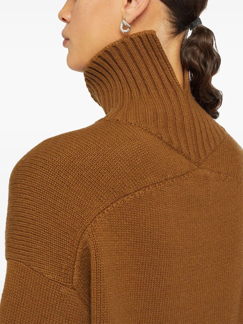 Jil Sander o1w1db10825 Jumper Sweater in Brown Size XL / US 12-14 / IT 48-50 - 5 Thumbnail