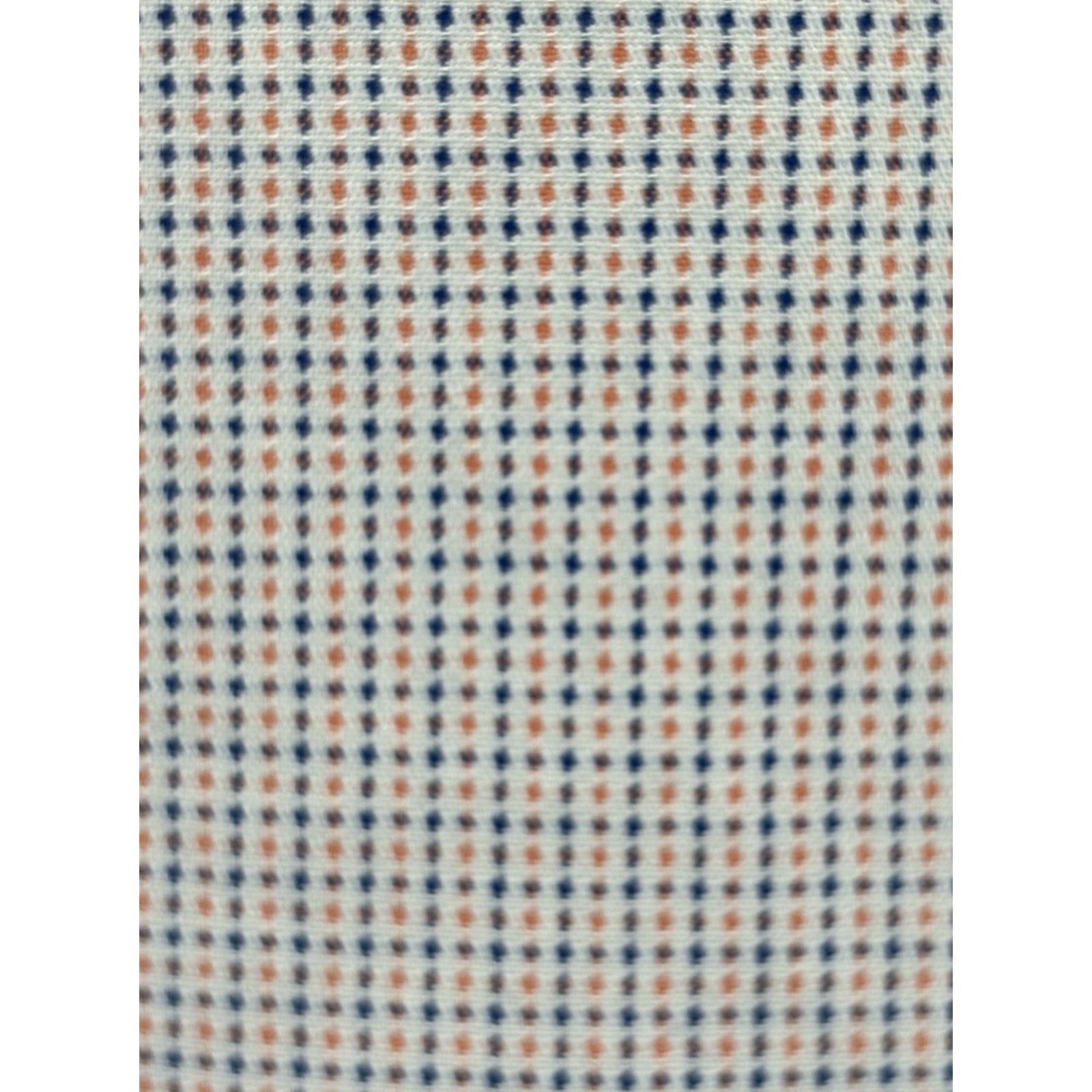 Vintage Twillory Dress Shirt Mens 15.5 34/35 White Micro Check Non Iron Tailored Fit | Regular Size 42R - 4 Thumbnail