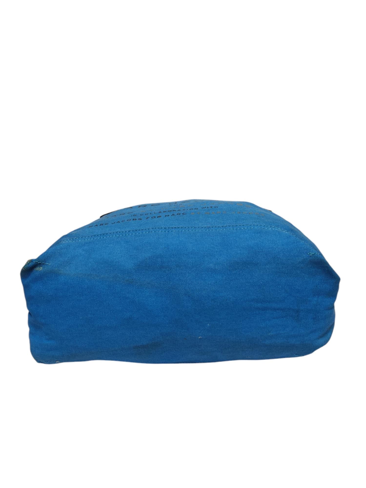Canvas × Marc Jacobs MARC JACOBS BLUE CANVAS FRONT PATTERN SHOULDER BAG Size ONE SIZE - 5 Thumbnail