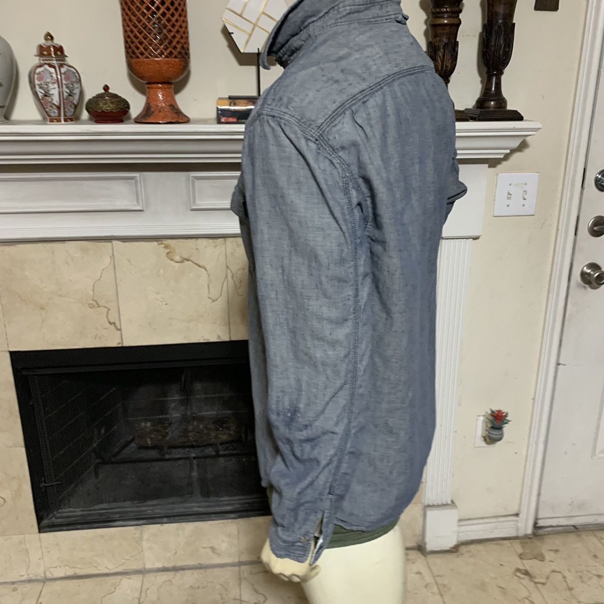 Alex Mill Denim Chambray Shirt Size US XL / EU 56 / 4 - 11 Thumbnail