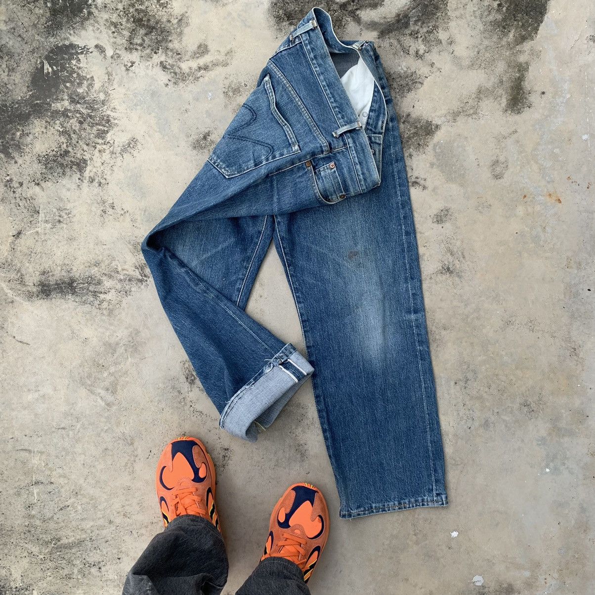Japanese Brand × Vintage VTG UNITED WORKERS DENIM LINE Size US 32 / EU 48 - 1 Thumbnail