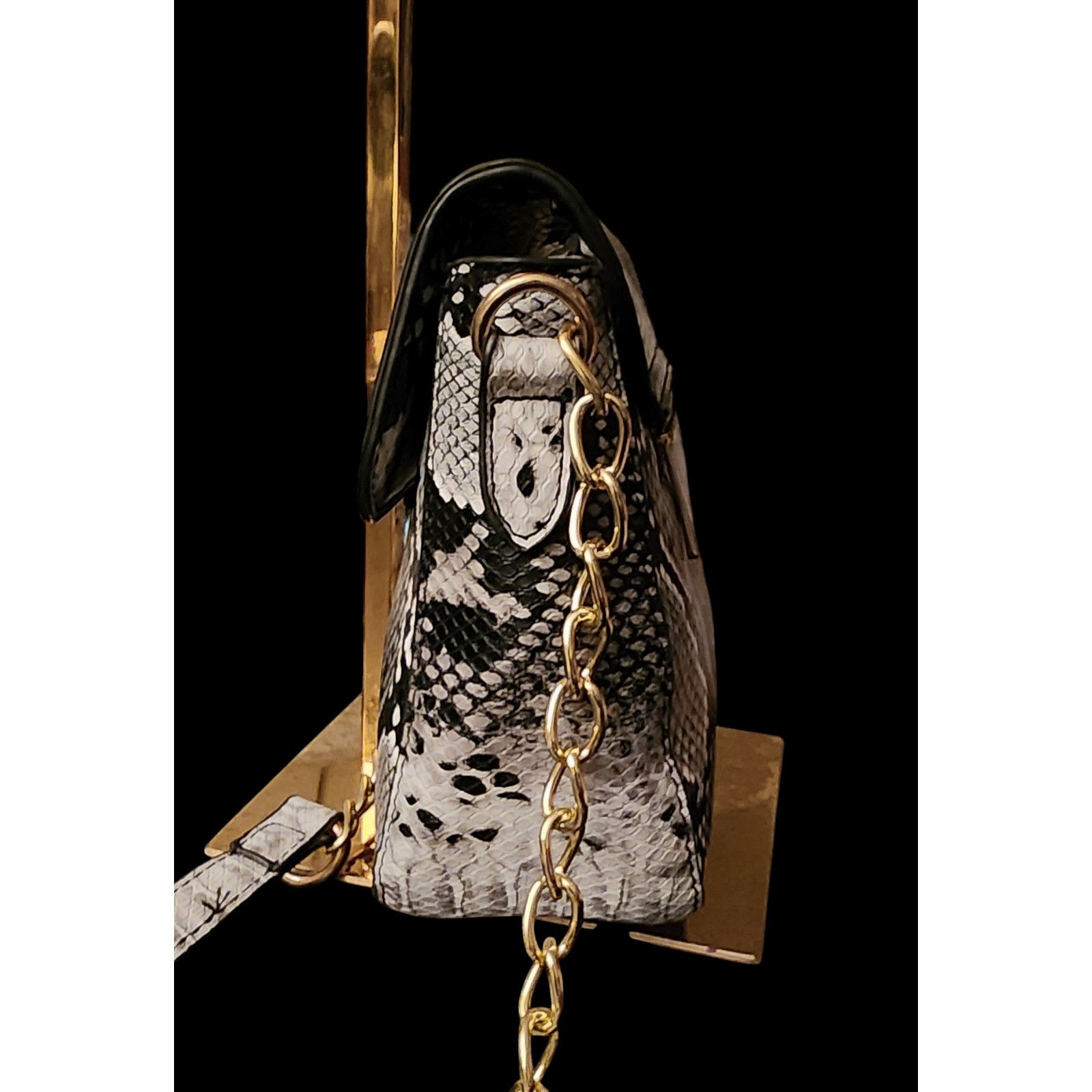 Other Unbranded Snakeskin Pattern Crossbody Bag Shoulder Handbag Size ONE SIZE - 6 Thumbnail