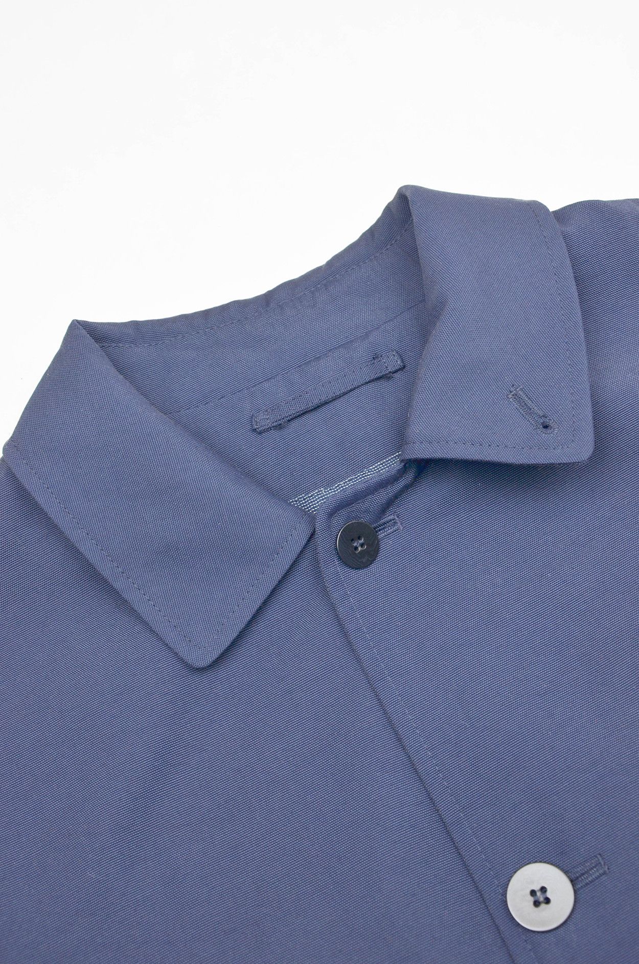 Canali Canali Navy Blue Cotton-Blend Chore Jacket size 50 Size US M / EU 48-50 / 2 - 7 Thumbnail