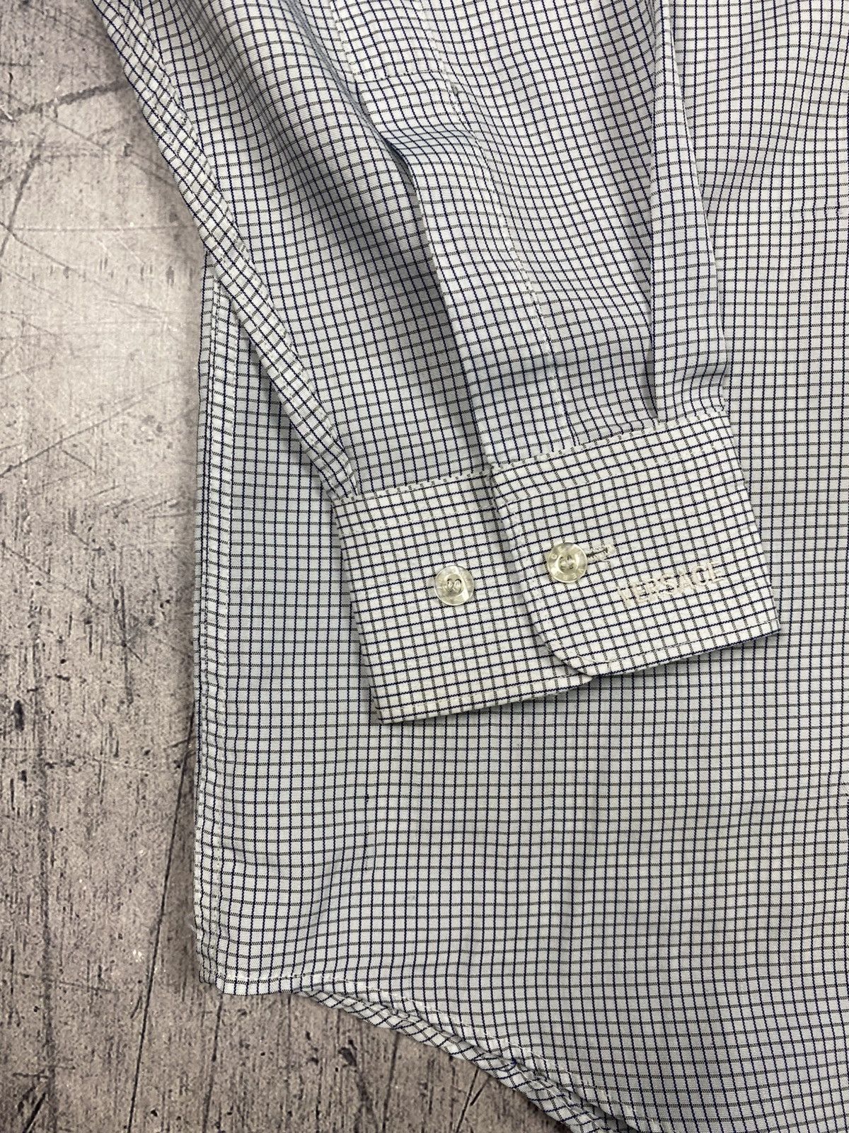 Versace Vintage Versace Classic V2 Micro Check Button Down Shirt Size US XL / EU 56 / 4 - 17 Thumbnail