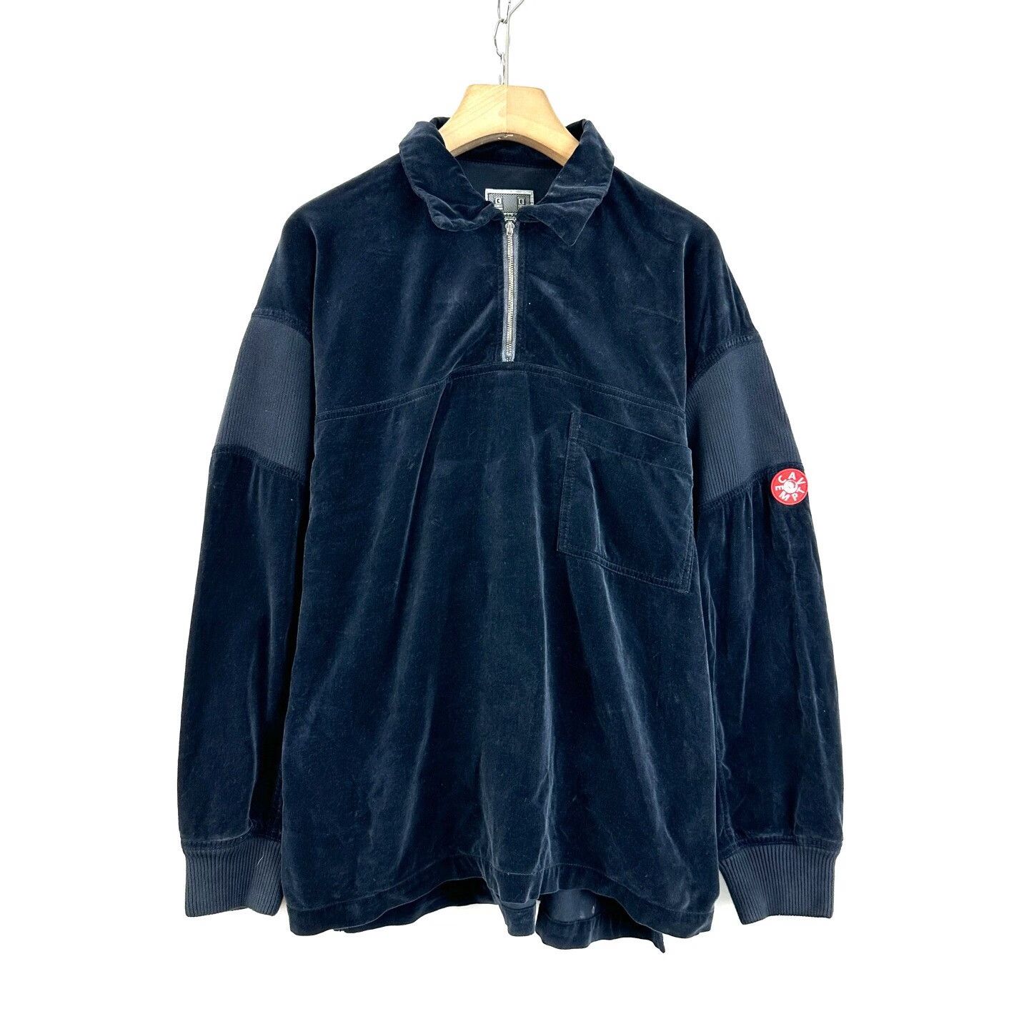 Cav Empt CAVEMPT CE Black Half-Zip Corduroy Sweatshirt Size US L / EU 52-54 / 3 - 1 Thumbnail