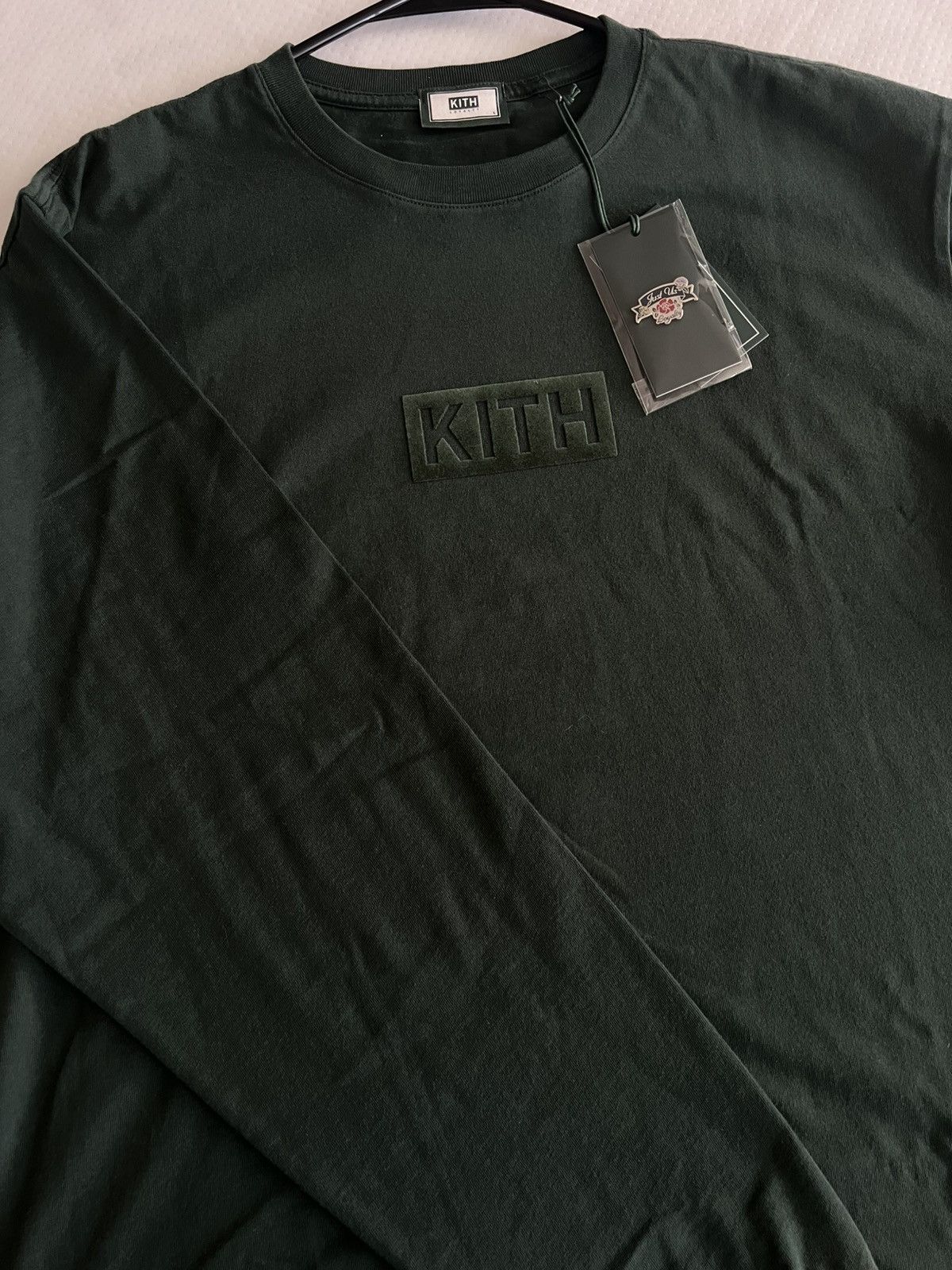 Kith Kith Tiger Camo L/S Box Logo Bogo Tee Size Large FW17 | Grailed