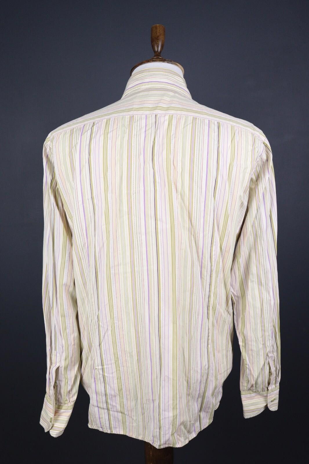 Ted Baker Ted Baker London Stiped Luxury Button Down Shirt Size 6 Size US M / EU 48-50 / 2 - 5 Thumbnail