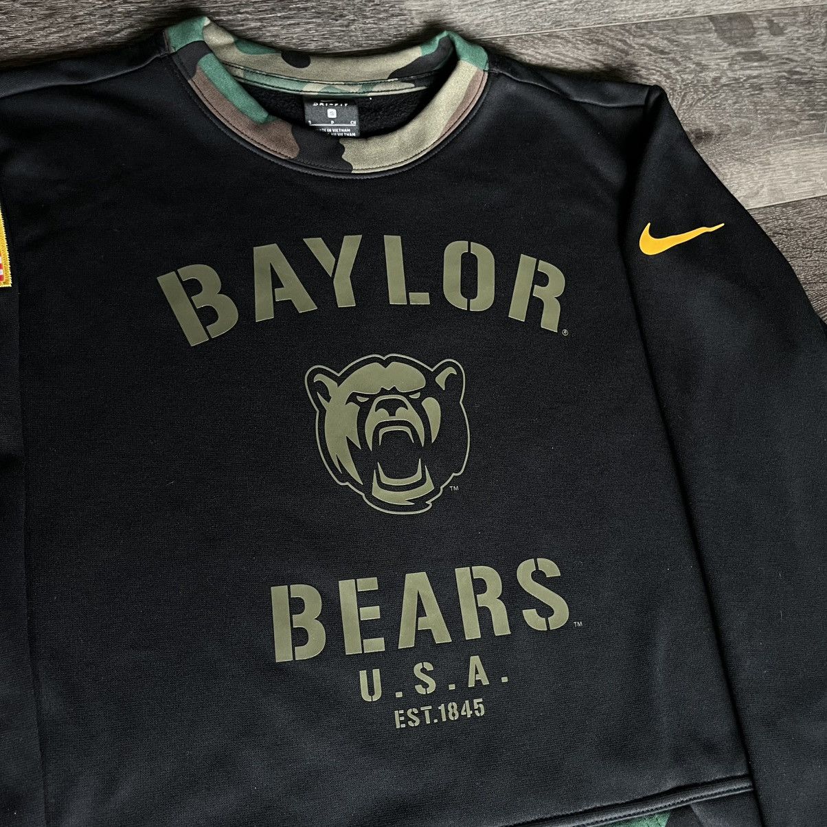 Nike Nike Baylor Bears University Salute To Service Camo Crewneck Size US S / EU 44-46 / 1 - 2 Thumbnail