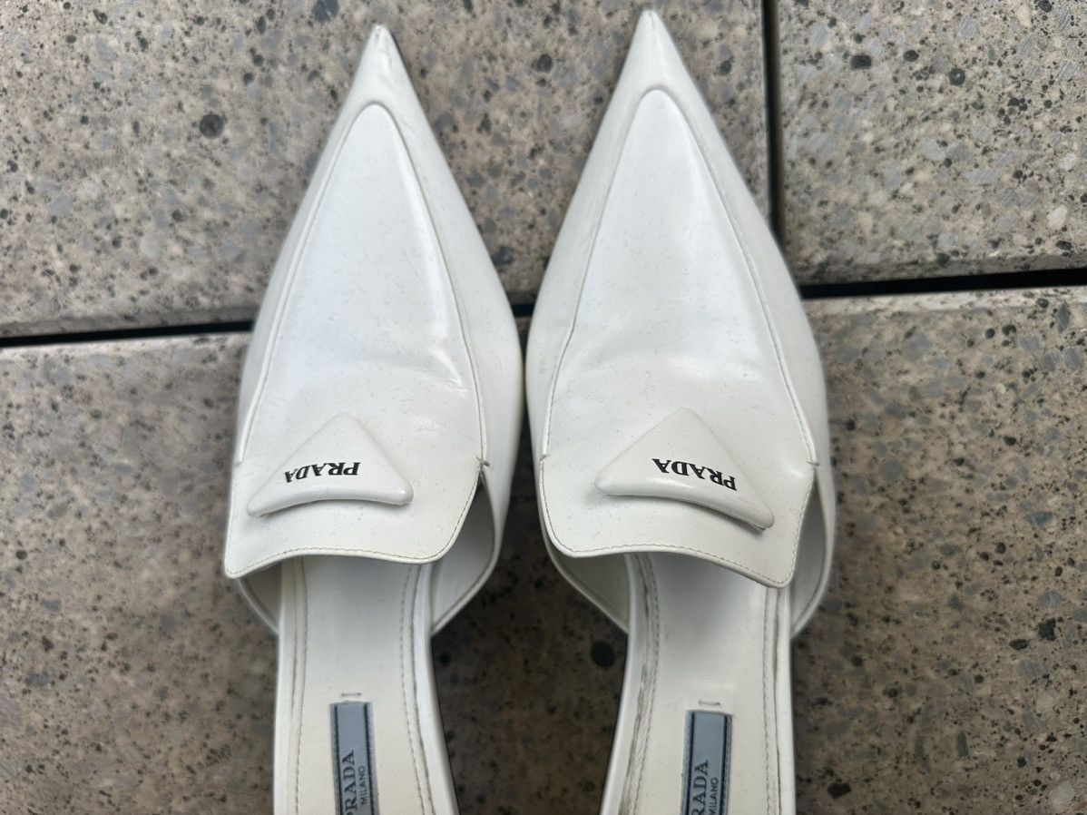 Prada White prada heels Size US 7.5 / IT 37.5 - 2 Thumbnail
