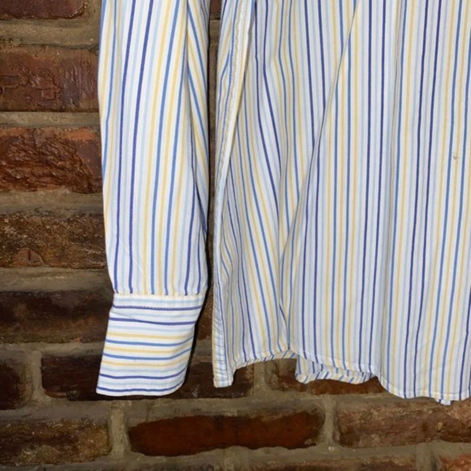 Sonoma Sonoma White Striped Long Sleeve Button Down Shirt Large Size US L / EU 52-54 / 3 - 5 Thumbnail