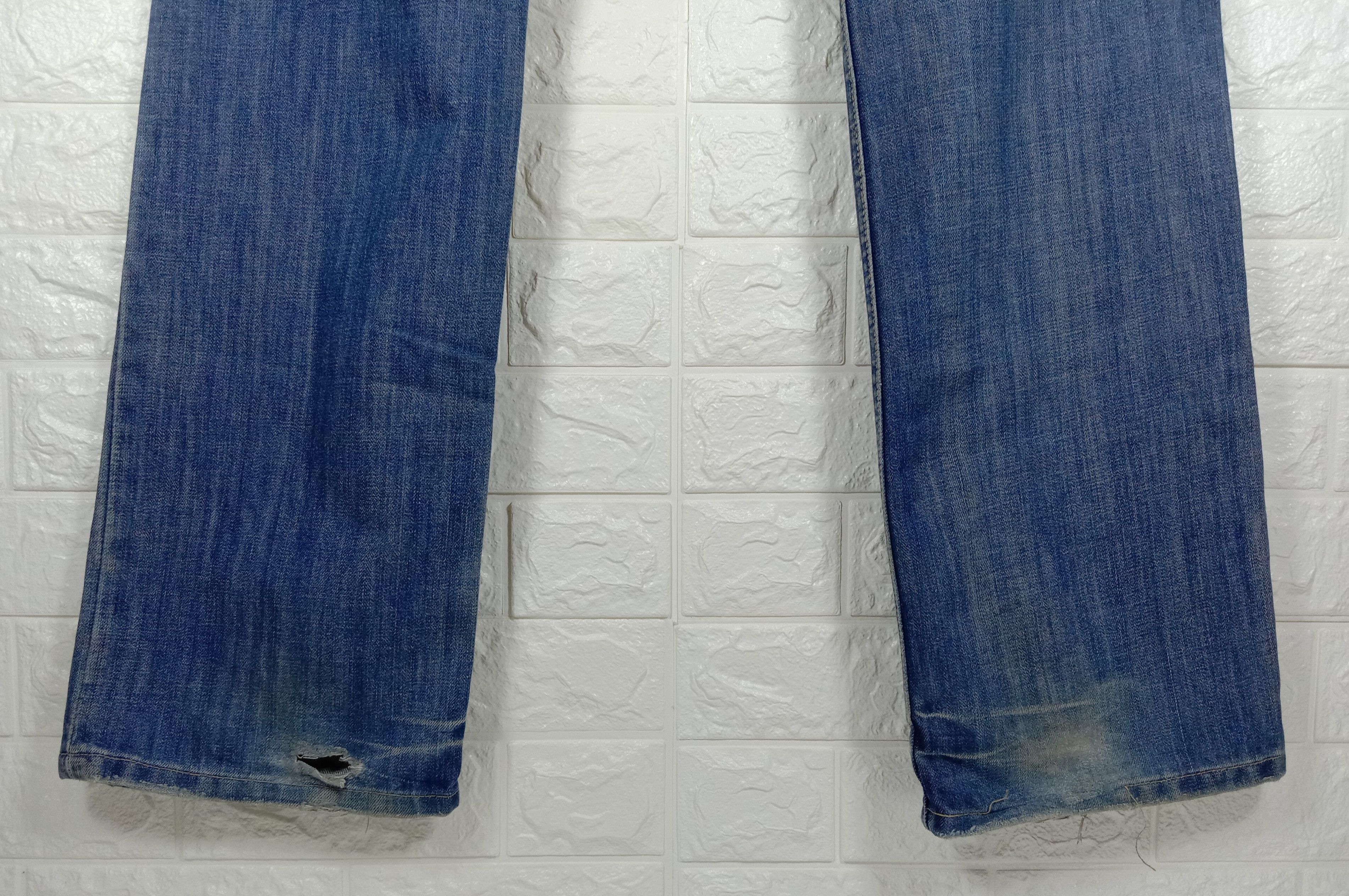 Diesel Vintage Diesel Industry Blue Wash Straight Cut Jeans Size US 34 / EU 50 - 8 Thumbnail