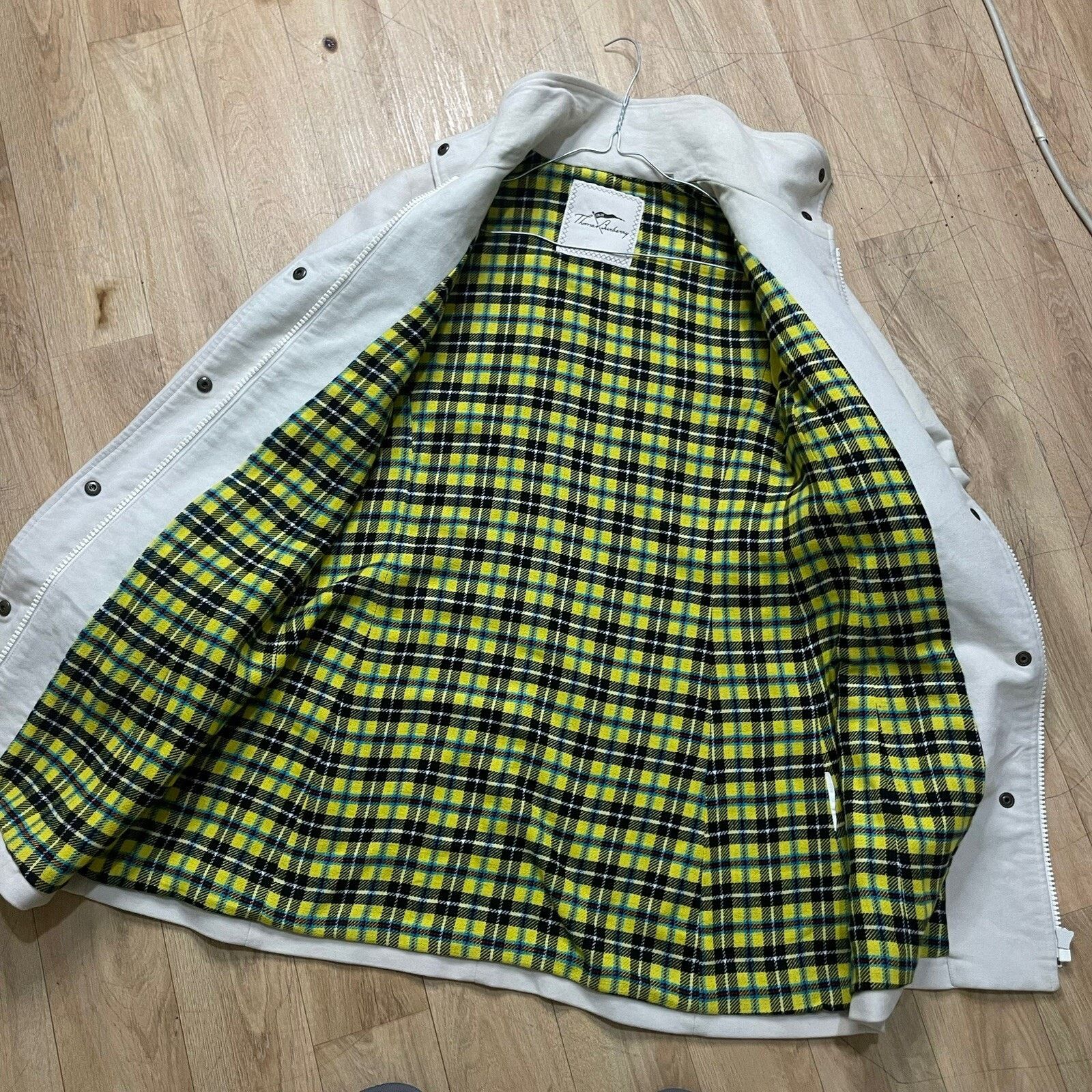 Burberry vintage THOMAS BURBERRY coat winter cotton velour women's Size XS / US 0-2 / IT 36-38 - 11 Thumbnail