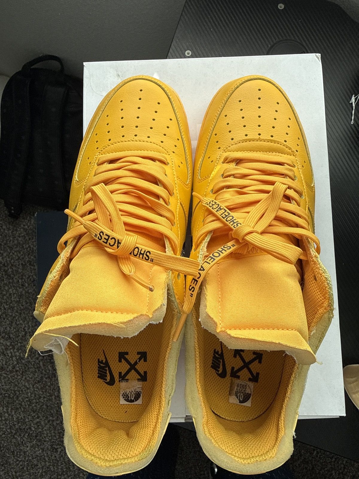 Nike × Off-White Offwhite airforce lemonade Size US 10 / EU 43 - 2 Thumbnail