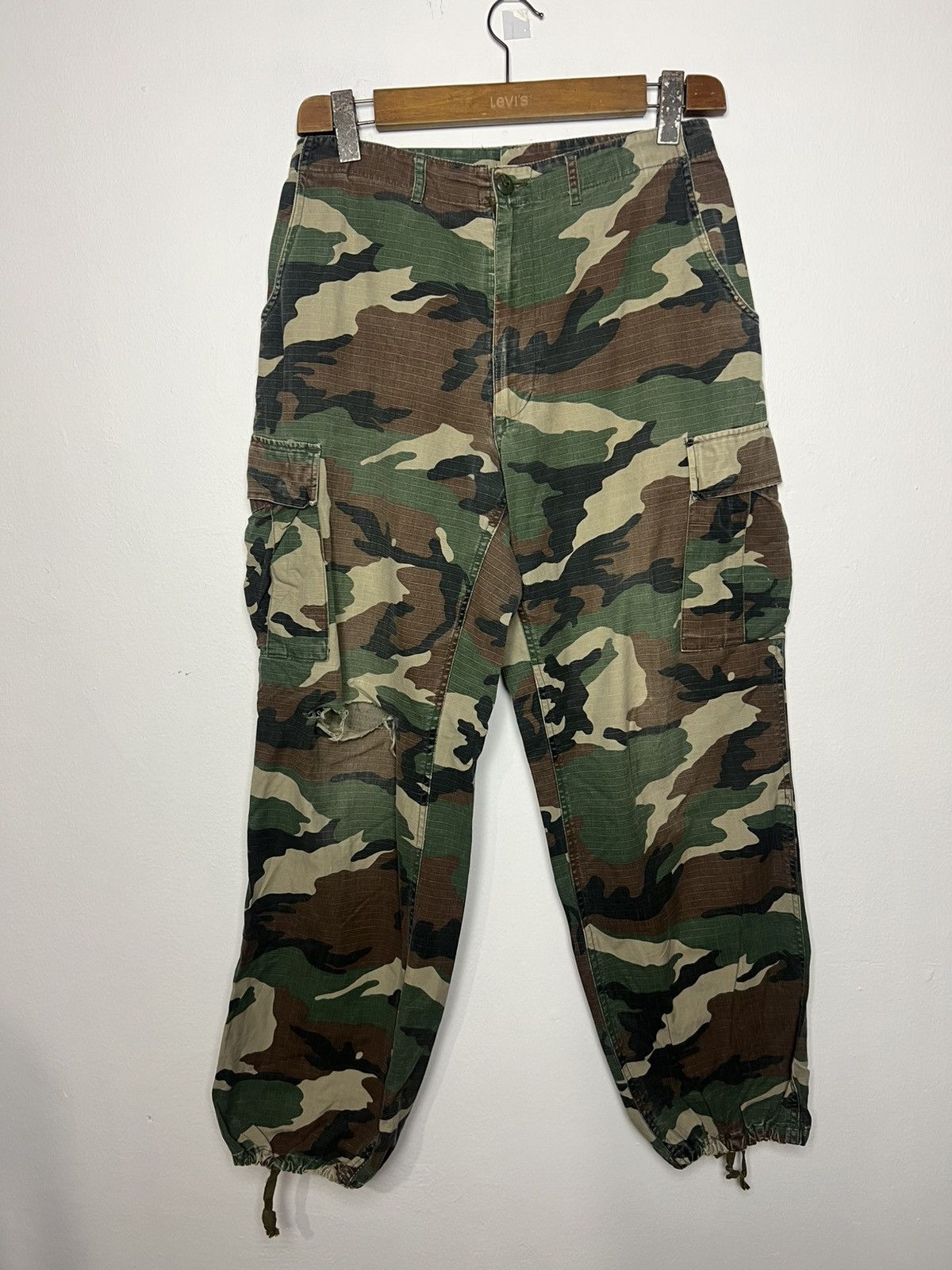 Vintage Vintage Woodland Utility Camouflage Scovil Cargo Pant Size US 32 / EU 48 - 1 Thumbnail