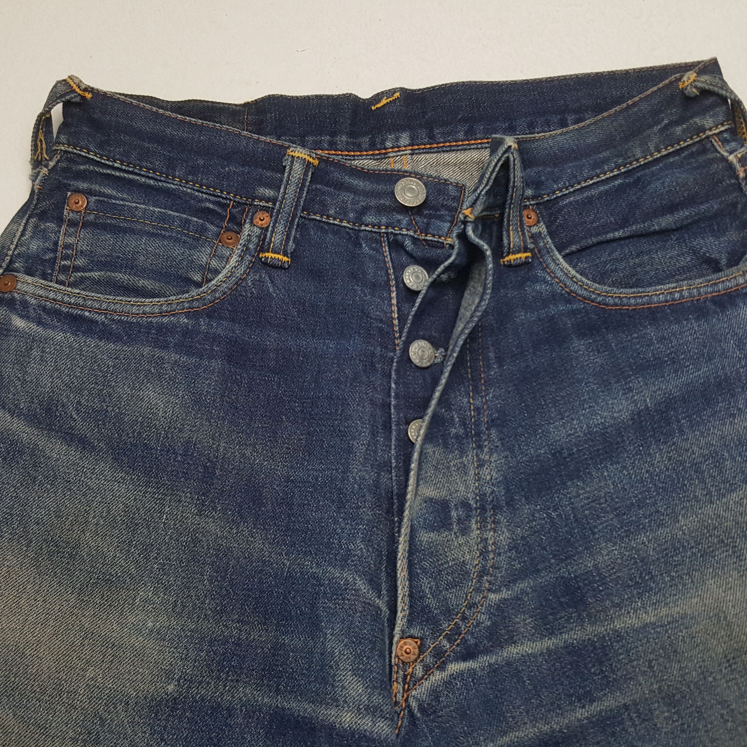 Evisu × Japanese Brand × Vintage Vintage Evisu Japanese Brand Daicock Custom Art Denim Jeans Size US 28 / EU 44 - 12 Thumbnail