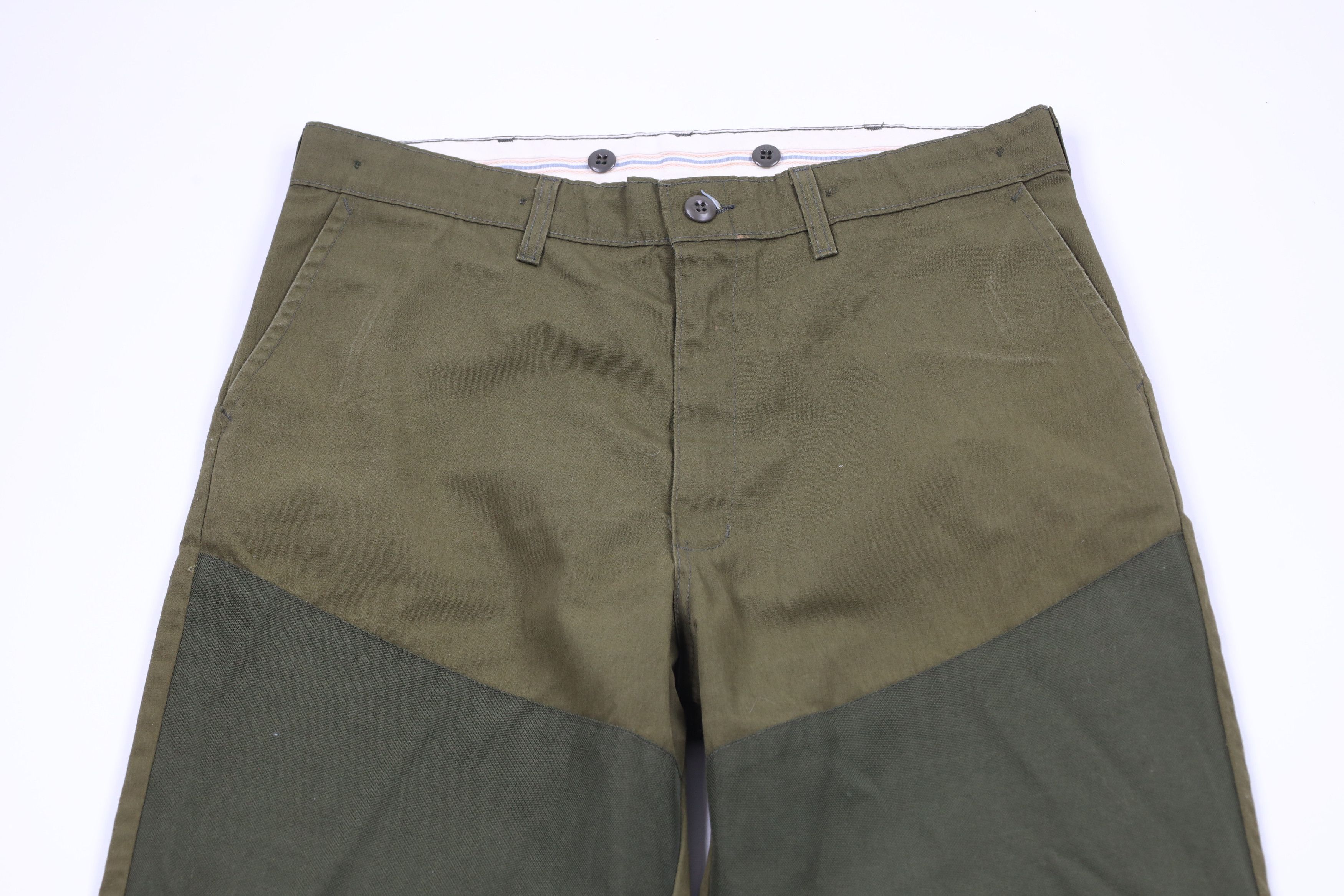 Cabelas × Vintage Vintage 90s Cabelas Reinforced Field Brush Pants Green USA Size US 36 / EU 52 - 2 Thumbnail