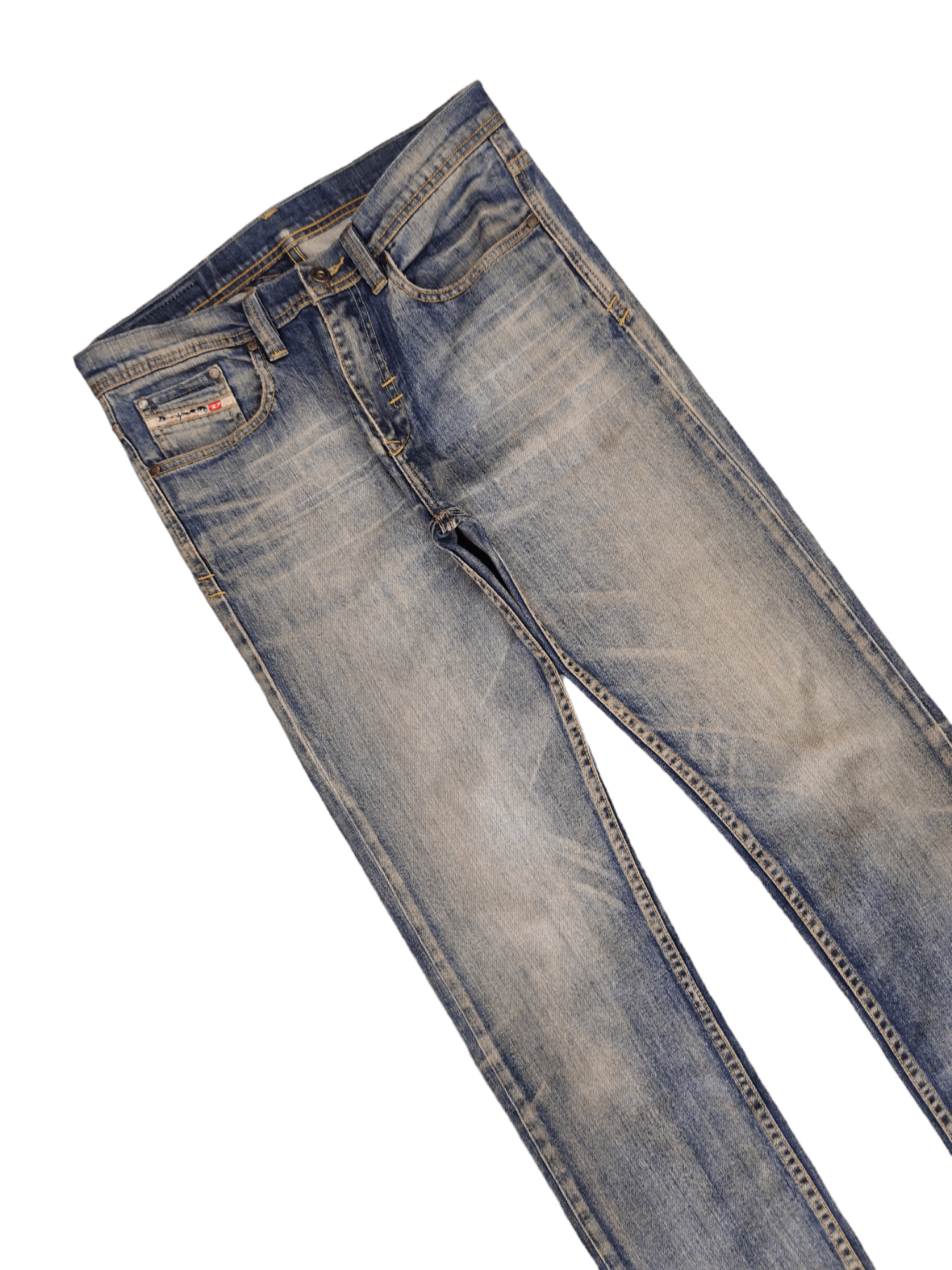 Diesel Vintage Y2k Diesel Faded Slim Fit Denim Jeans Size US 32 / EU 48 - 6 Thumbnail