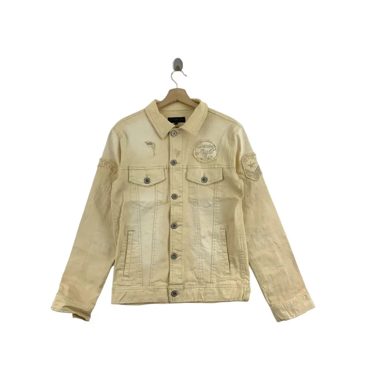 In The Attic Vintage IN THE ATTIC Summer Night Distress Denim Jeans Size L / US 10 / IT 46 - 1 Thumbnail