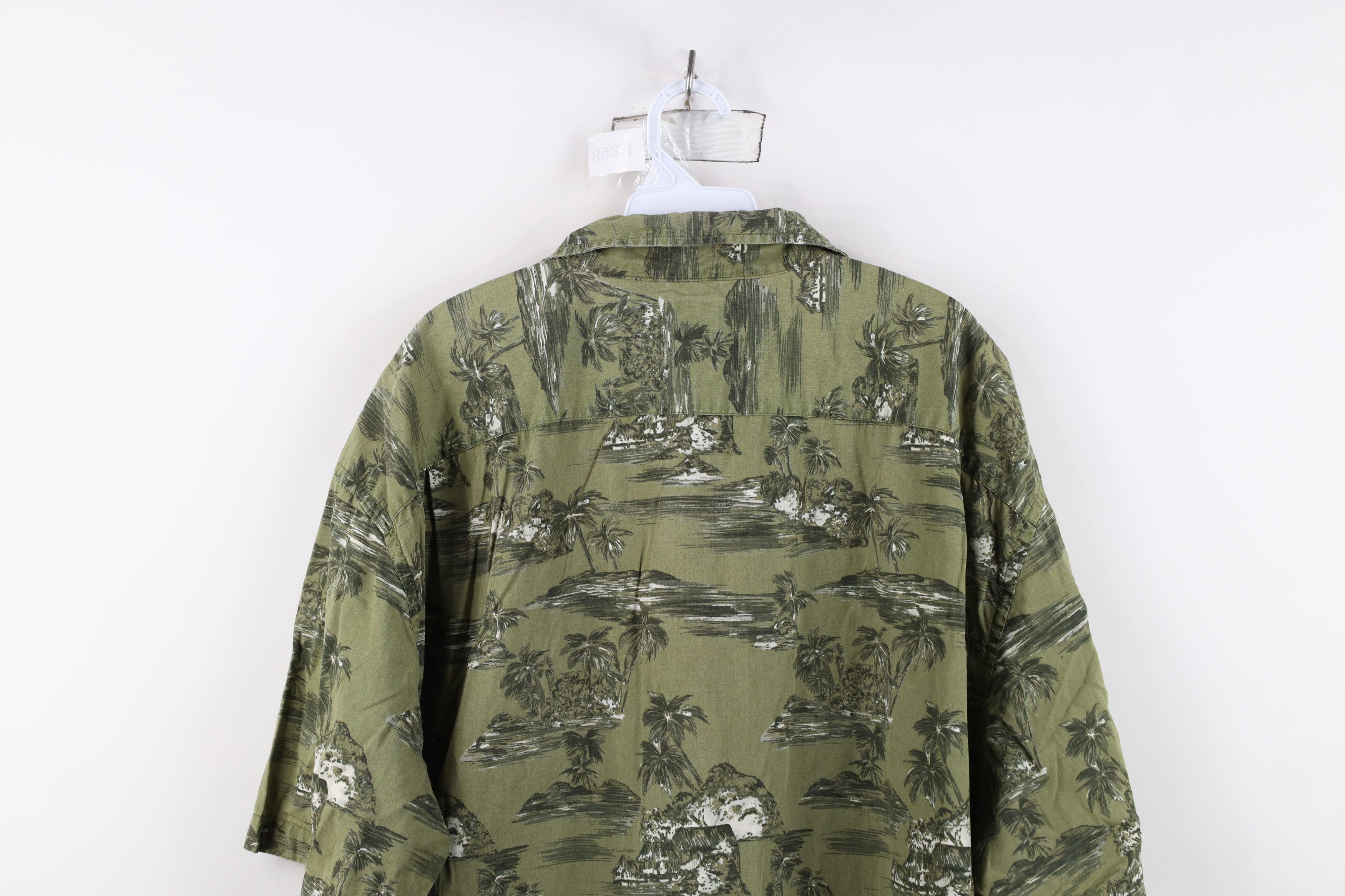 Gap Vintage Y2K 2000 Gap Collar Island Hawaiian Button Shirt Size US XXL / EU 58 / 5 - 11 Thumbnail