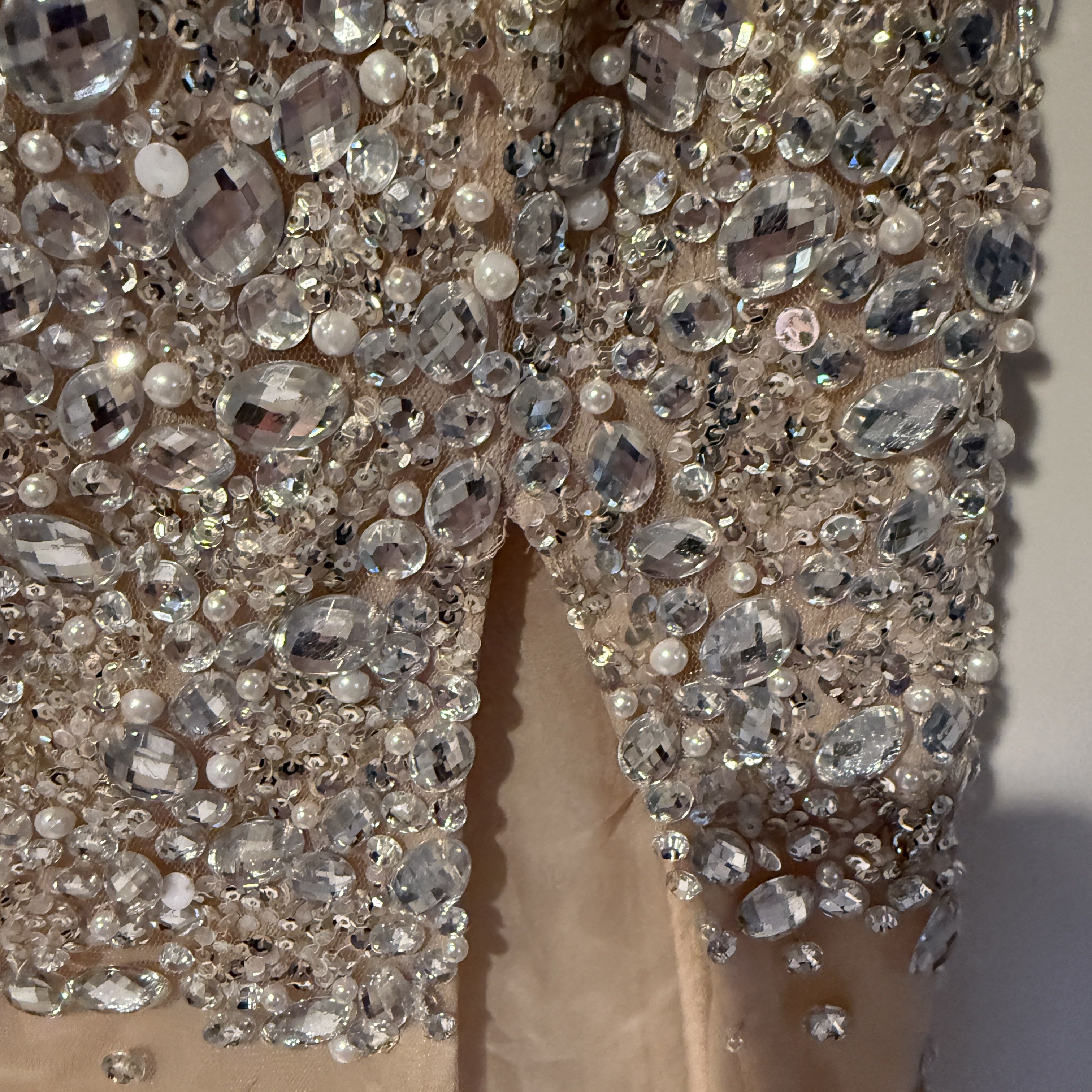 Other Jovani 4247 Crystal Jewel Diamond Size XS / US 0-2 / IT 36-38 - 5 Thumbnail