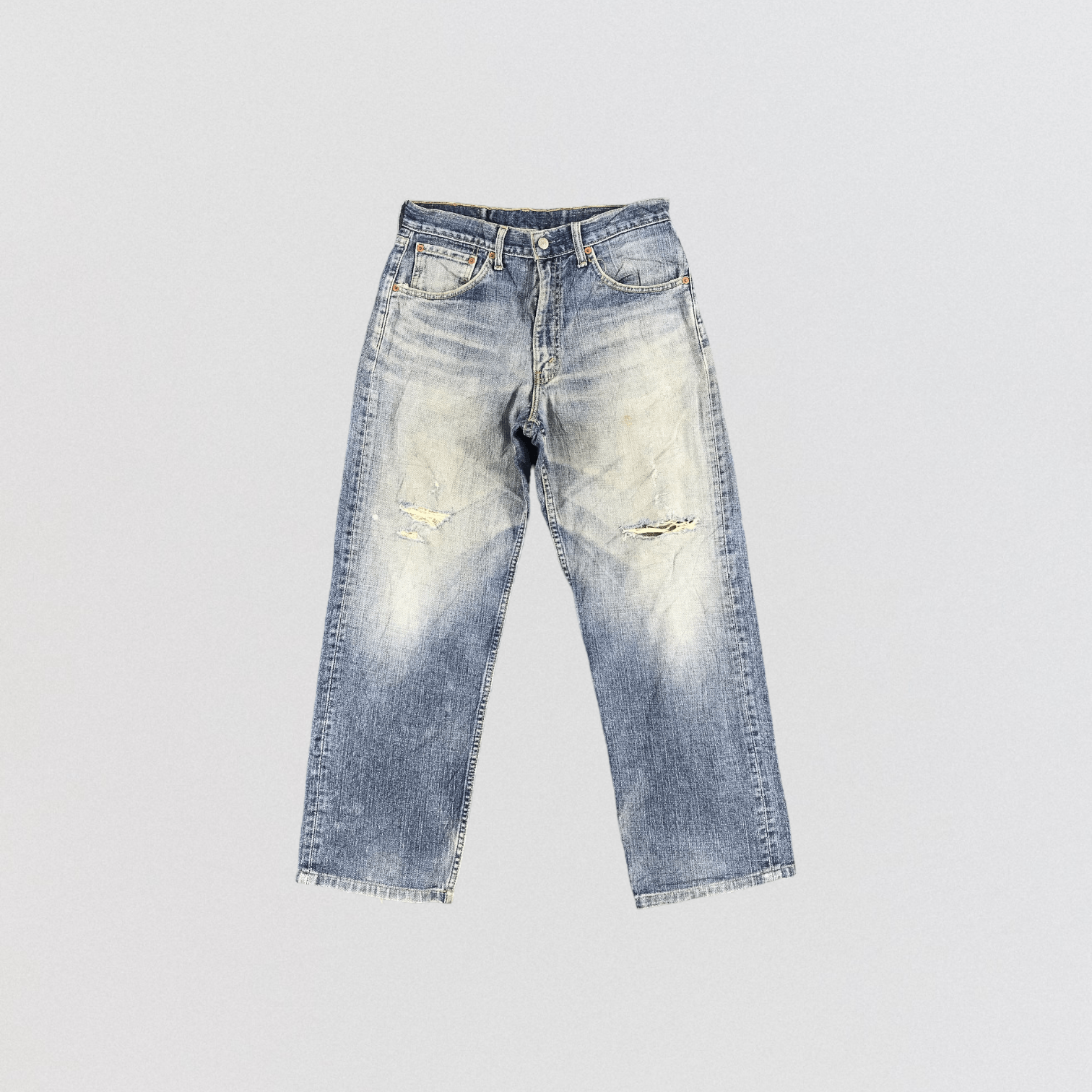 Levi's × Vintage 90s Vintage Blue Wash Levis 539 Jeans-JM2046 Size US 31 - 1 Thumbnail