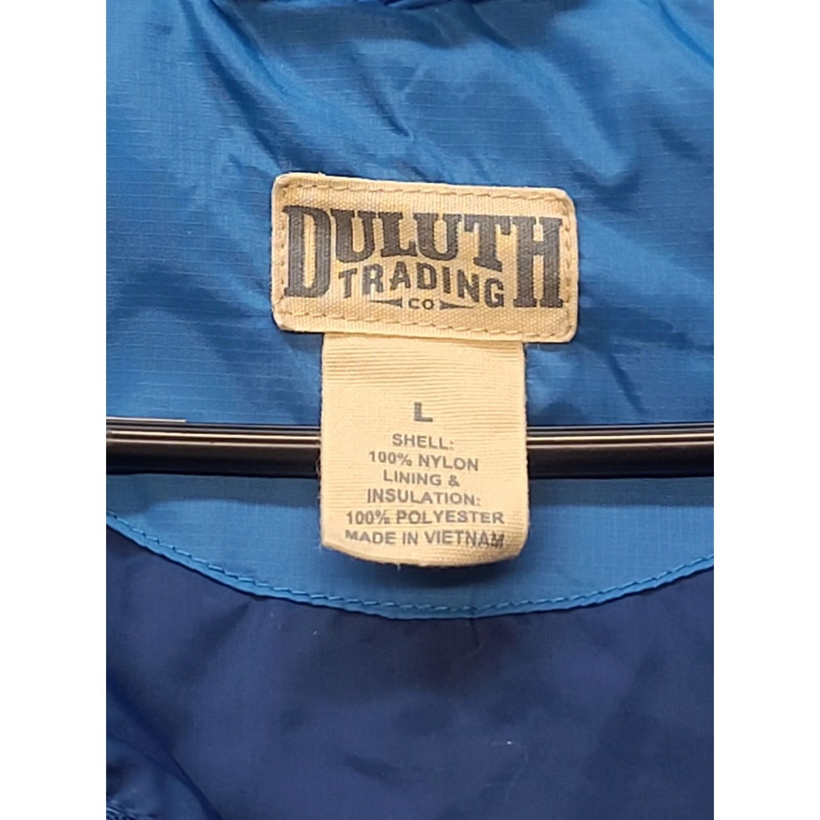 Vintage Duluth Vest Womens L Brisktaker Regular Fit Puffer Quilted Packable Sleeveless Vest Blue Nylon Softshell Pockets Zip зай Size L / US 10 / IT 46 - 2 Thumbnail