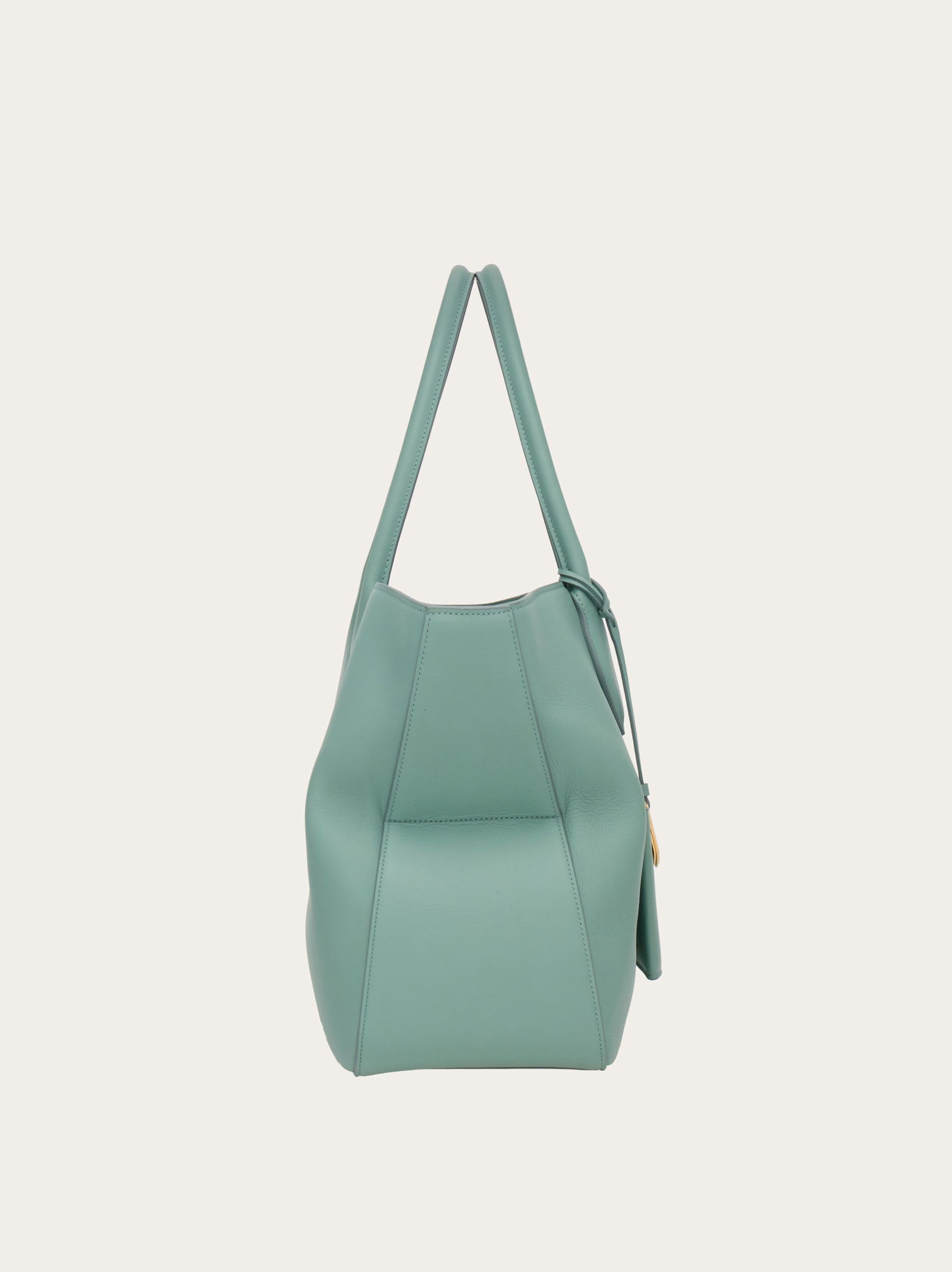Salvatore Ferragamo o1s1rm0924 Size: OS / Tote Bag in Sage Green Size ONE SIZE - 4 Thumbnail