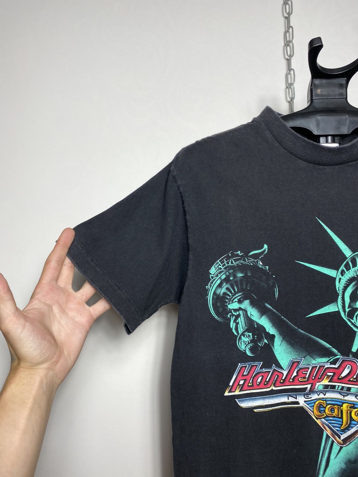 Harley Davidson Single Stitch Harley Davidson NYC Cafe Statue of Liberty Size US M / EU 48-50 / 2 - 3 Thumbnail